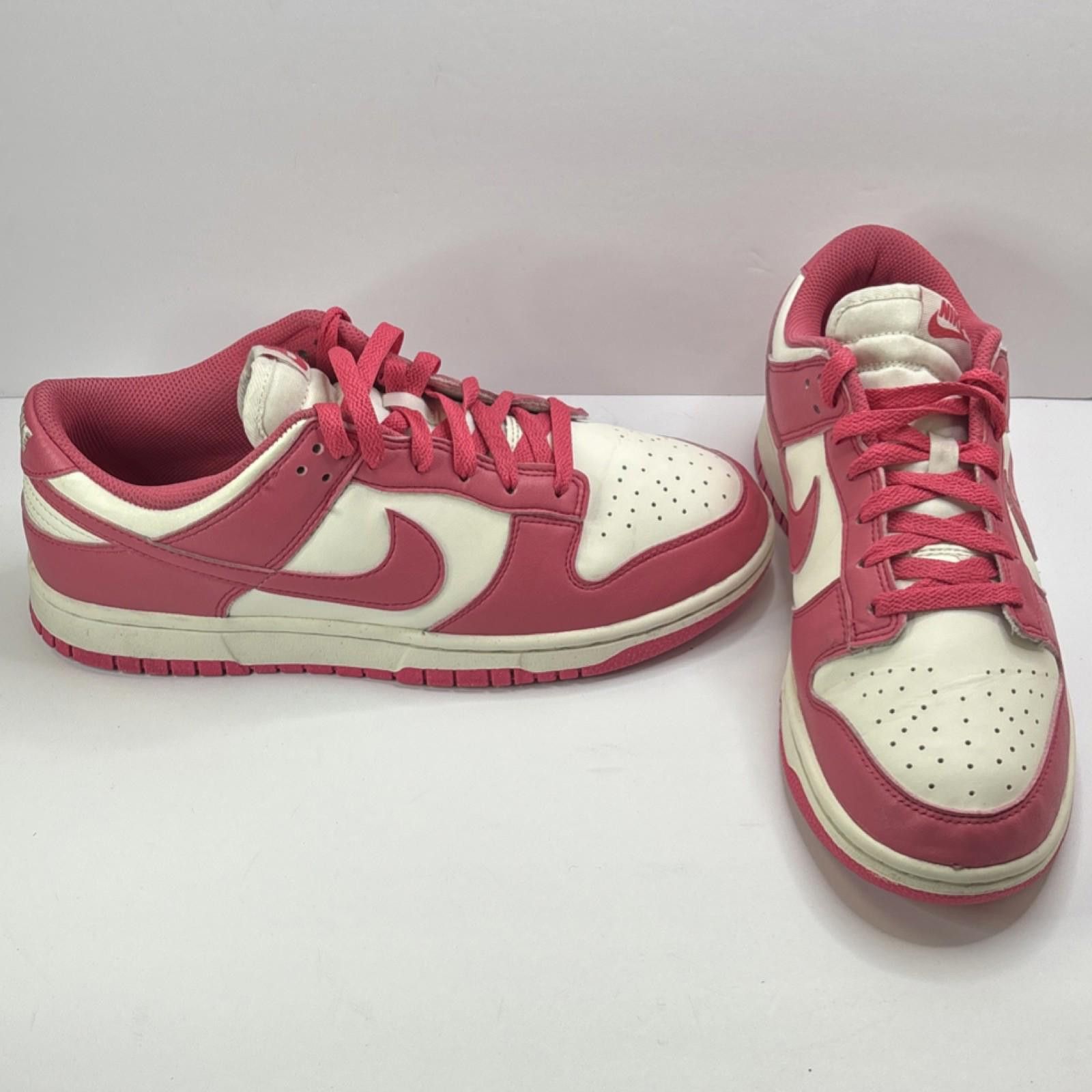 Nike Nike Dunk Low Aster Pink White Leather DD1873-600 Sneakers Size US 9.5 / IT 39.5 - 3 Thumbnail
