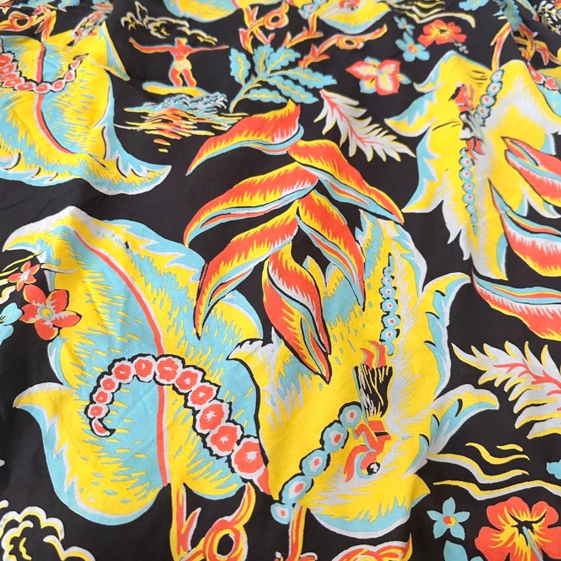 Sun Surf Sun Surf Hawaiian Print Rayon Short Sleeve Shirt Size M Size US M / EU 48-50 / 2 - 3 Thumbnail