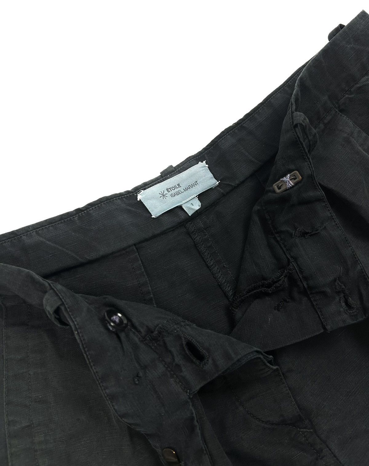 Isabel Marant Etoile Vintage Étoile Isabel Marant Linen Black Shorts Women’s M-L Size 30" / US 8 / IT 44 - 7 Thumbnail