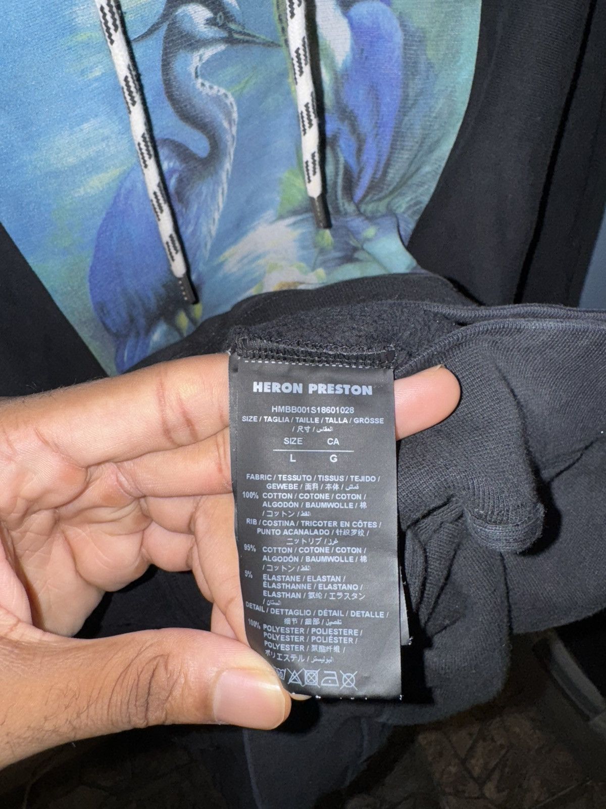 Heron Preston Heron Preston Graphic-Print Hoodie Size US L / EU 52-54 / 3 - 5 Thumbnail