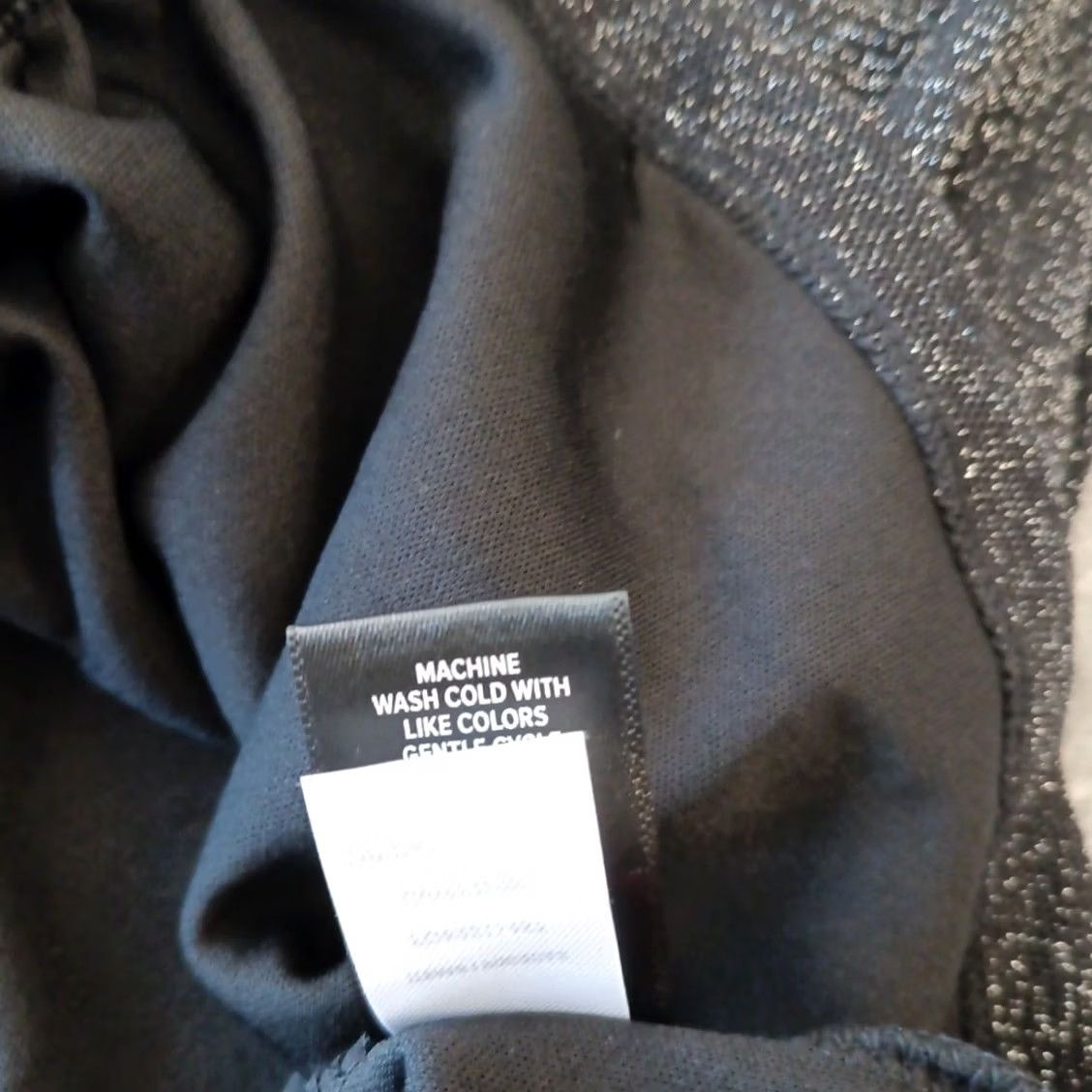 Torrid Torrid Skirt Women Knee Length Black Glitter Pull On Size 4 Plus Elastic Waist Nylon Ruched New** Size 27" / US 4 / IT 40 - 8 Thumbnail
