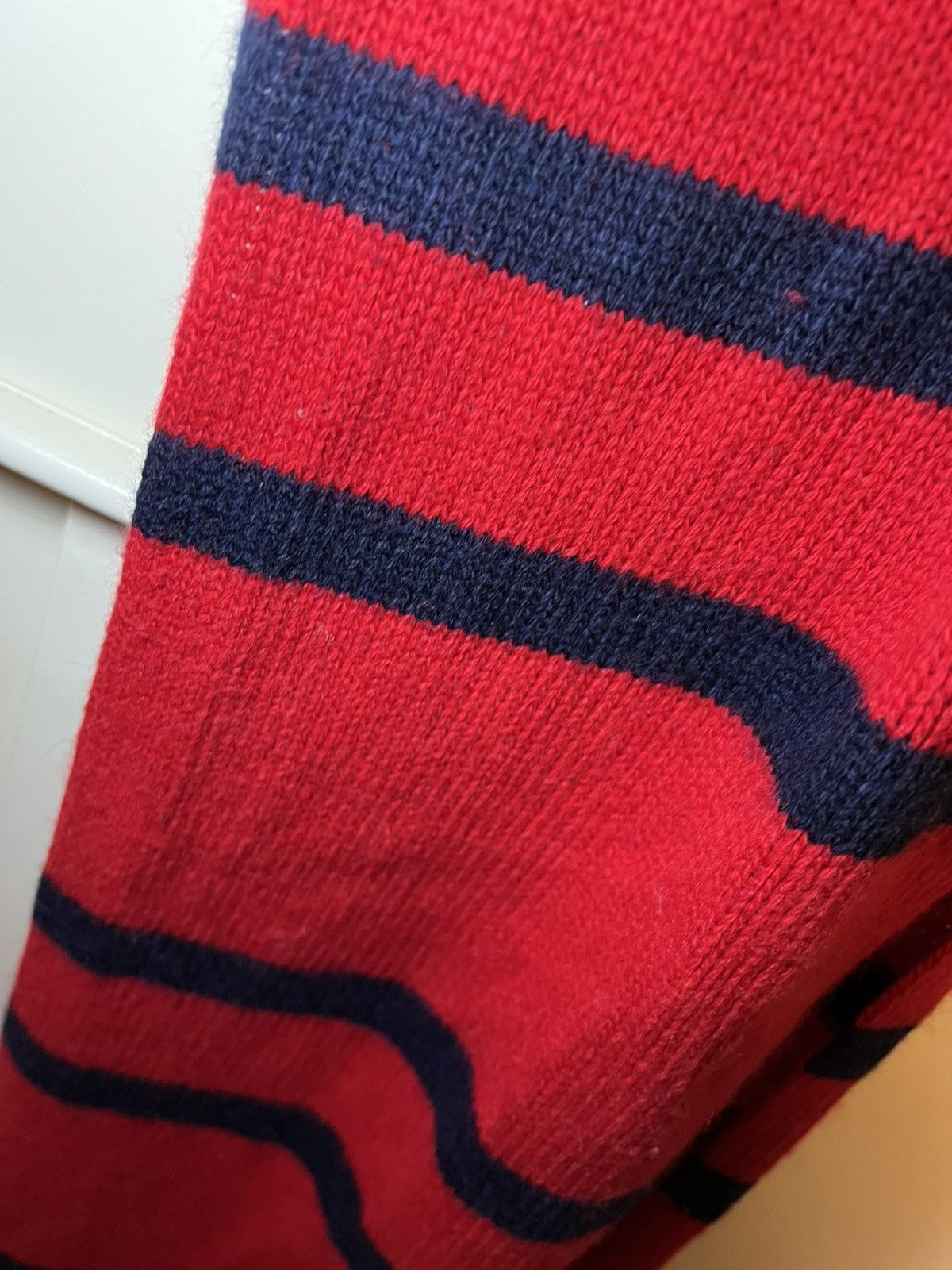 Polo Ralph Lauren Vintage Polo Ralph Lauren striped wool scarf Size ONE SIZE - 14 Thumbnail