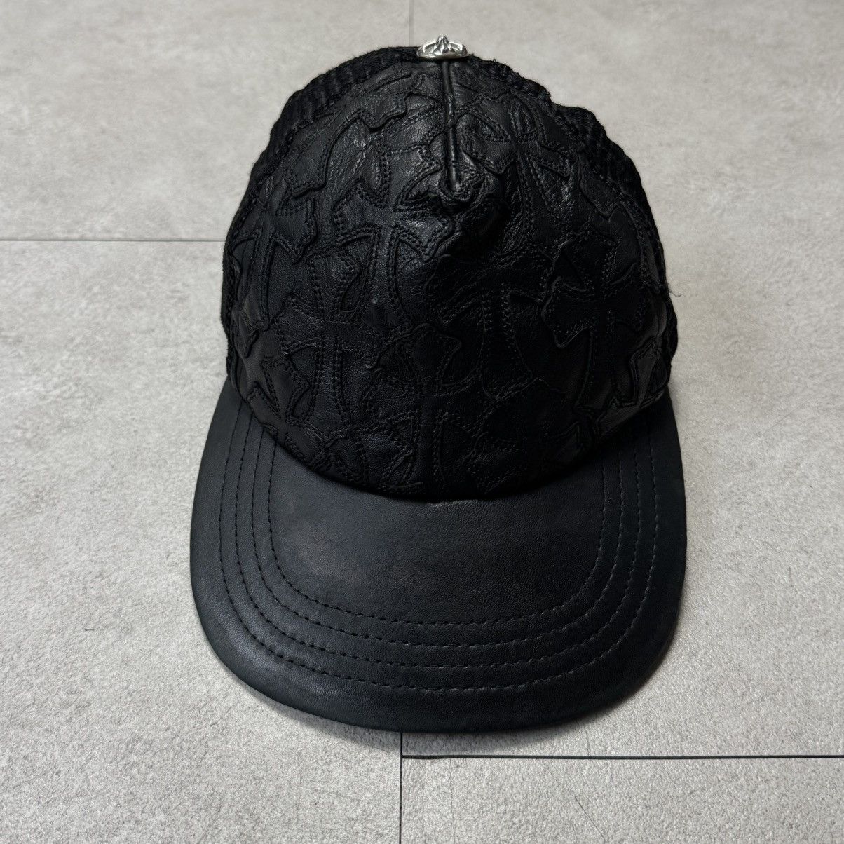 Chrome Hearts Chrome hearts Cemetry Cross Patch Tracker Cap Hat Size ONE SIZE - 2 Thumbnail