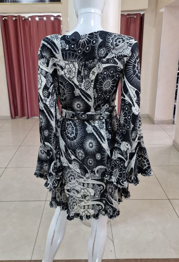 Chloe CHLOE MINI FLORAL 2018 Dress in Cotton & Silk, black & white Size S / US 4 / IT 40 - 5 Thumbnail