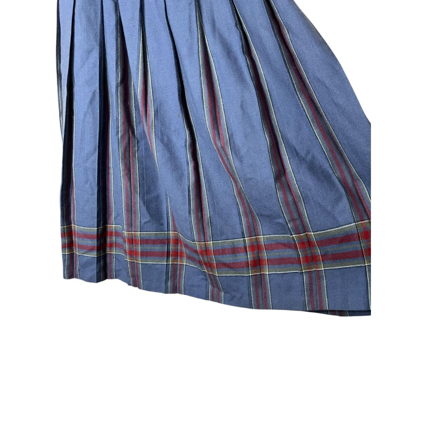 L.L. Bean Vintage LL Bean Skirt Women’s Wool Midi Pleated Scotland Pre Size 38" / US 16 / IT 52 - 4 Thumbnail
