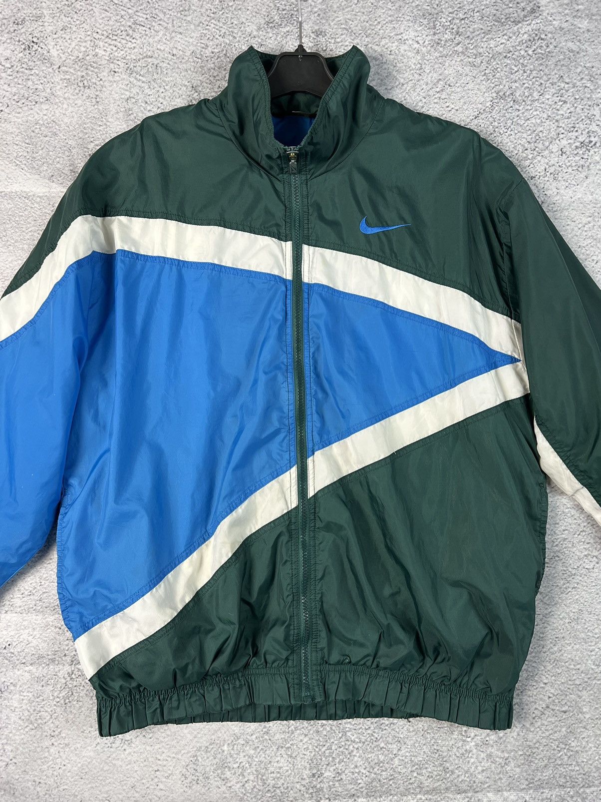 Nike × Vintage Vintage Nike big swoosh logo full zip Size US M / EU 48-50 / 2 - 4 Thumbnail