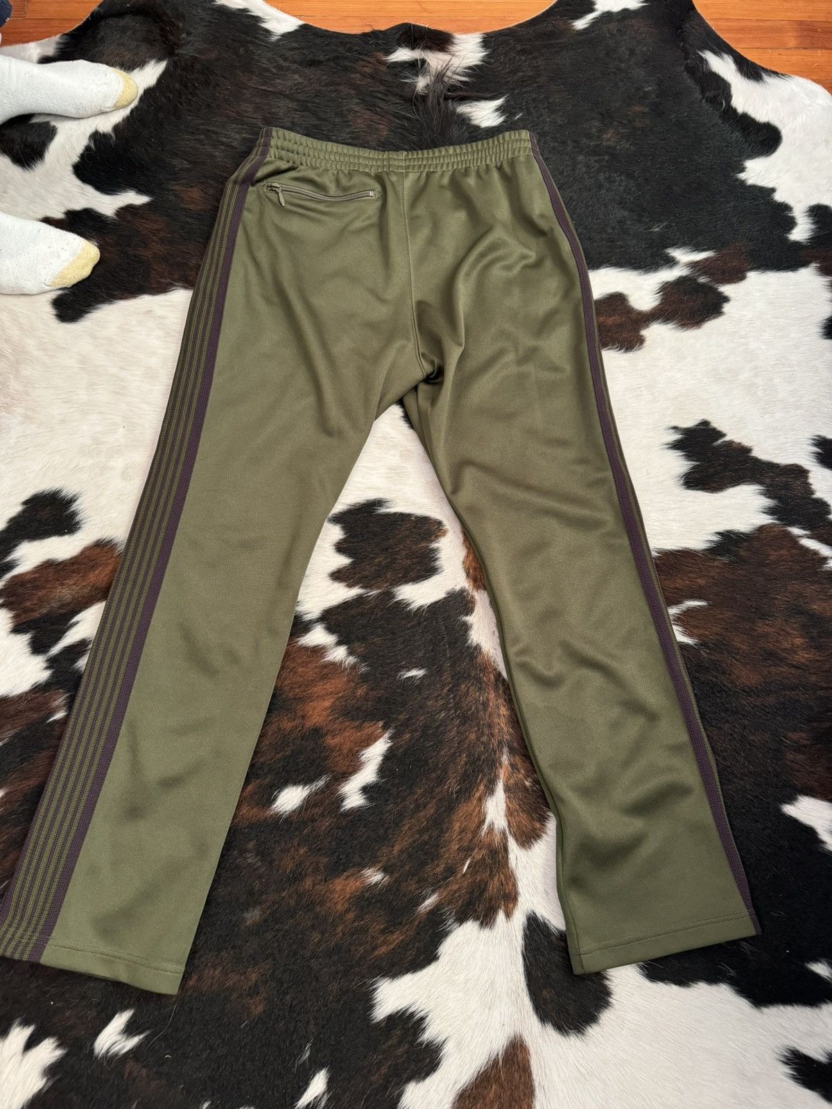 Needles Olive Green Track Pants Size US 32 / EU 48 - 3 Thumbnail