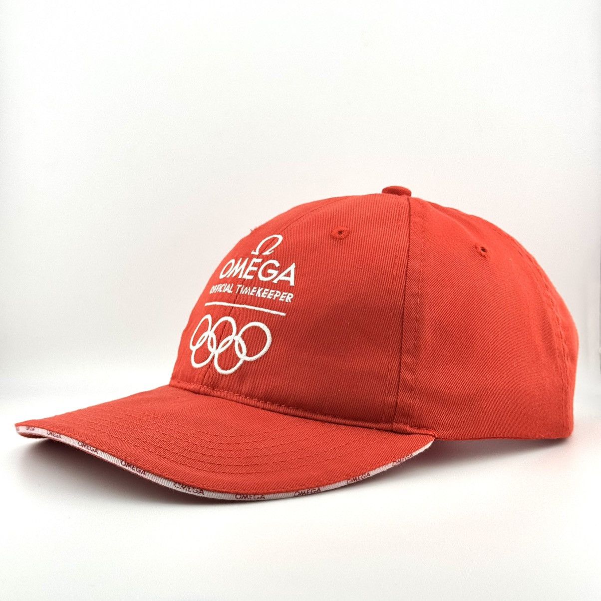 Omega Omega Olympic Official Timekeeper Red Cap Size ONE SIZE - 3 Thumbnail