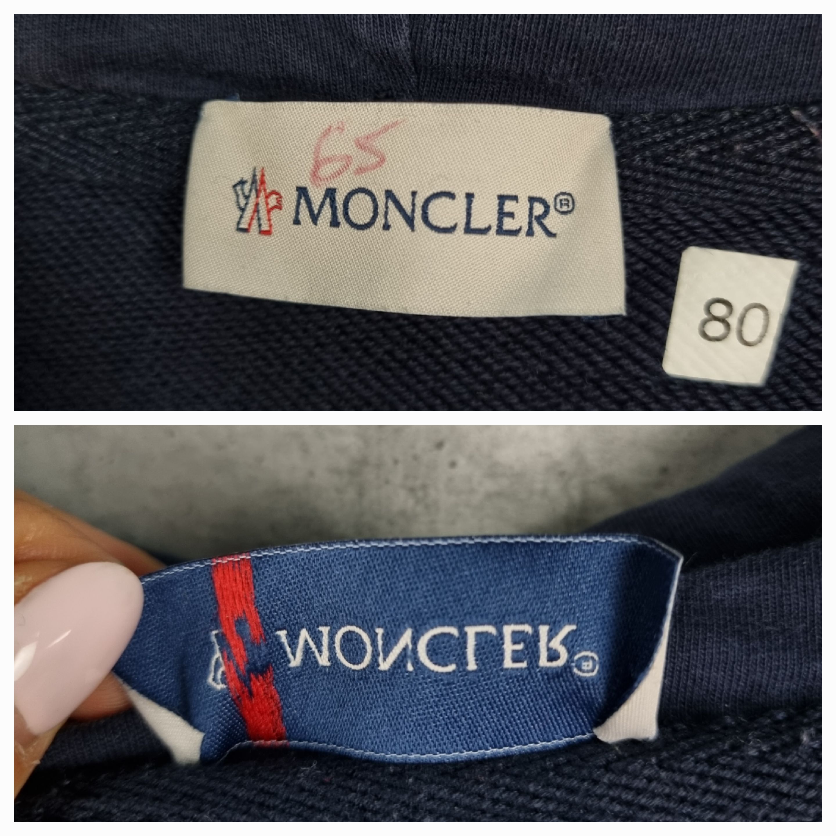 Moncler × Vintage Faded Moncler Knitted Zip Up Hoodie Size US M / EU 48-50 / 2 - 19 Thumbnail