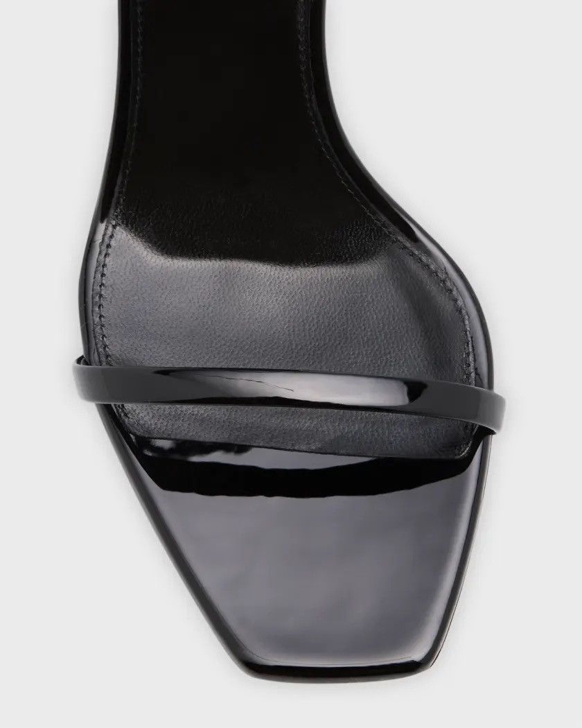 Yves Saint Laurent SAINT LAURENT Opyum embellished patent-leather sandals 38.5 Size US 8.5 / IT 38.5 - 5 Thumbnail