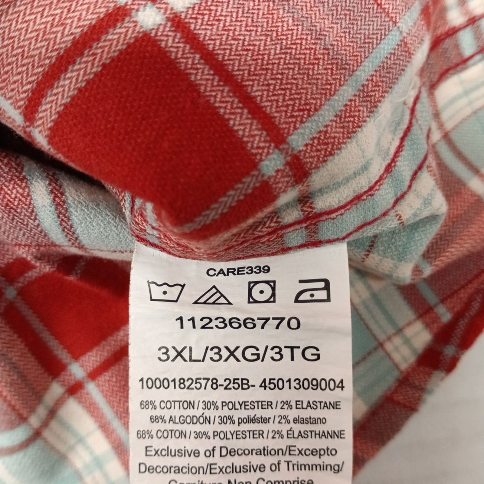 Wrangler Wrangler Cowboy Wash Shirt Men's Size 3XL Red Sky Blue Plaid Size US XXL / EU 58 / 5 - 7 Thumbnail