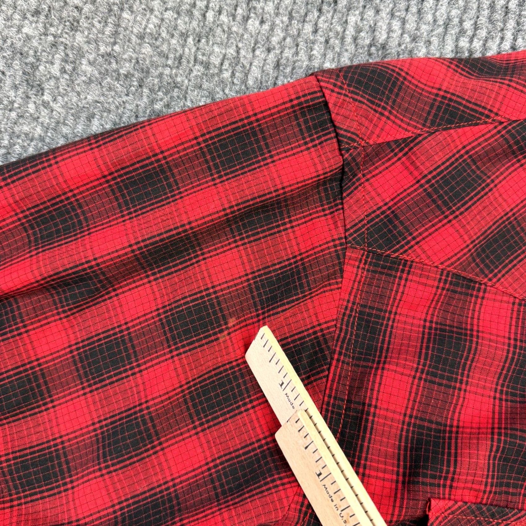Pendleton Pendleton Shirt Mens XL Red Black Buffalo Plaid Frontier Pearl Snap Western Size US XL / EU 56 / 4 - 3 Thumbnail