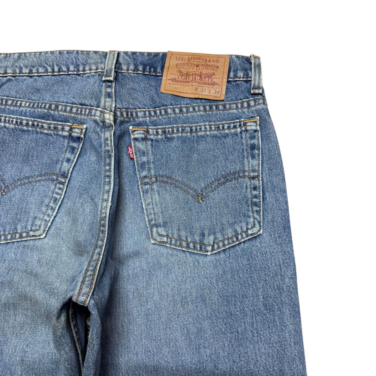 Levi's Vintage 90s Levis 517 Flare Jeans Hedi Slimane Size US 30 / EU 46 - 11 Thumbnail