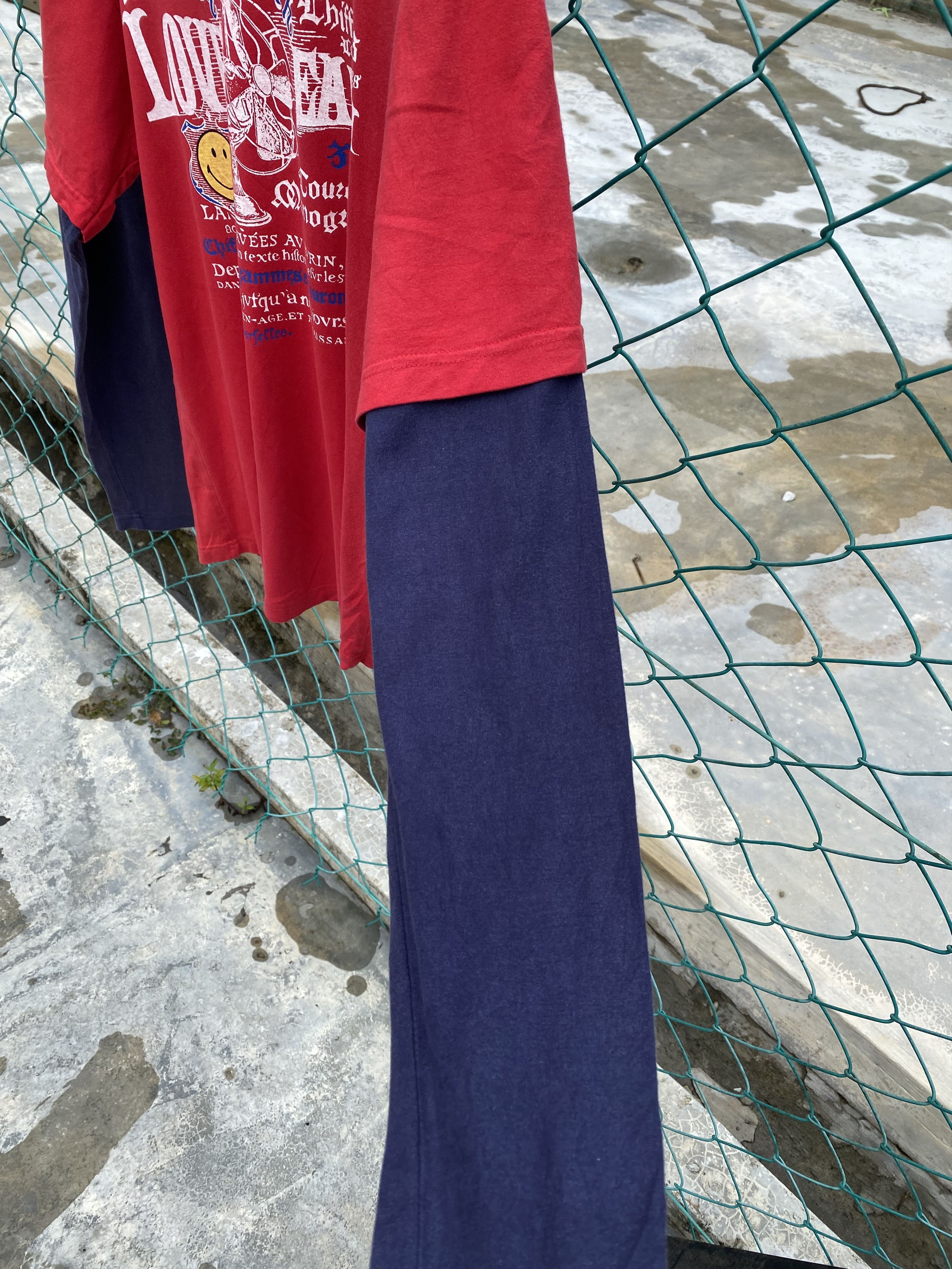 Japanese Brand Love earth double sleeve tshirts Size L / US 10 / IT 46 - 6 Thumbnail
