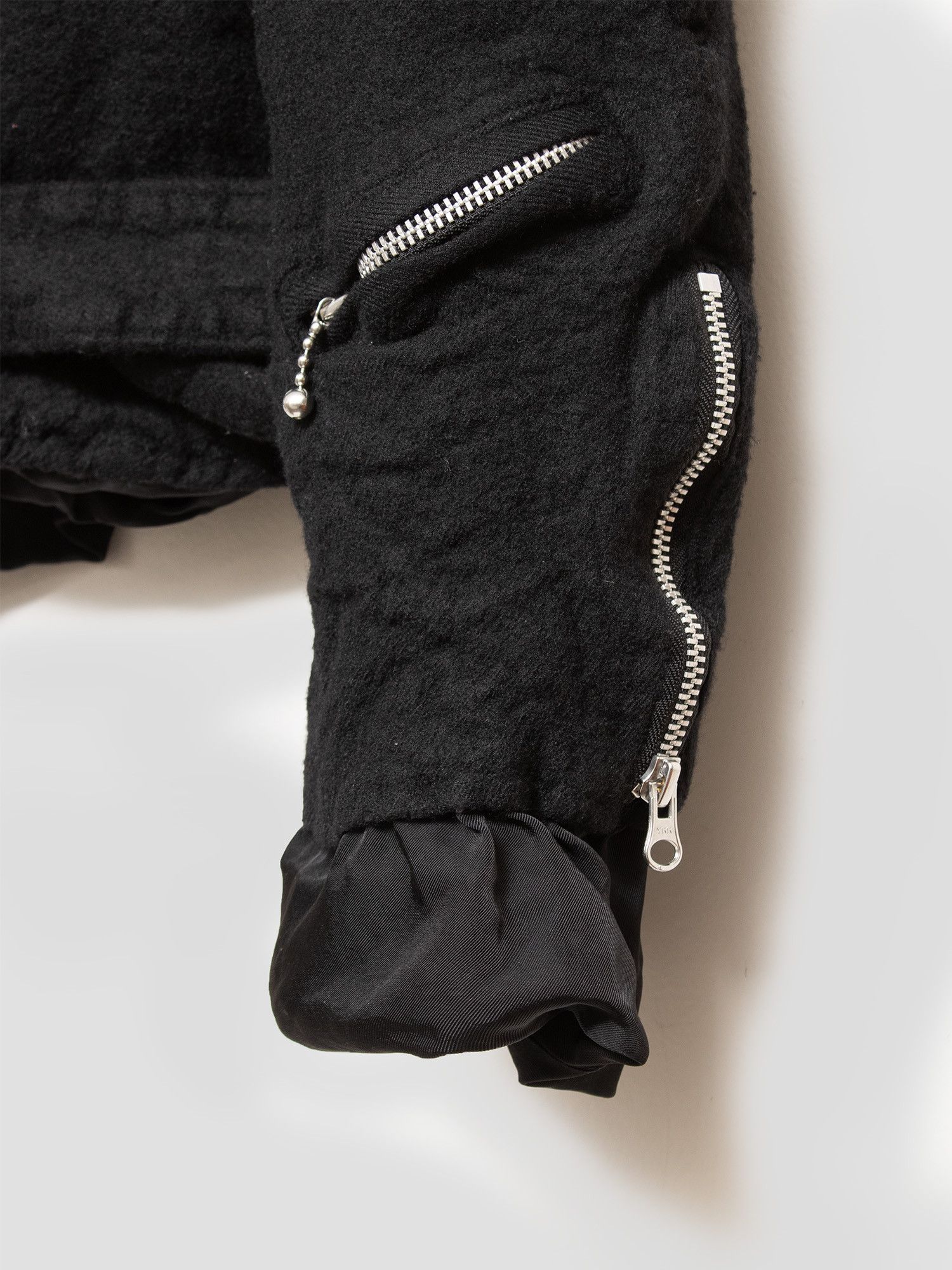 Junya Watanabe Junya Watanabe AW07 Felted Wool Biker Jacket Size US S / EU 44-46 / 1 - 9 Thumbnail