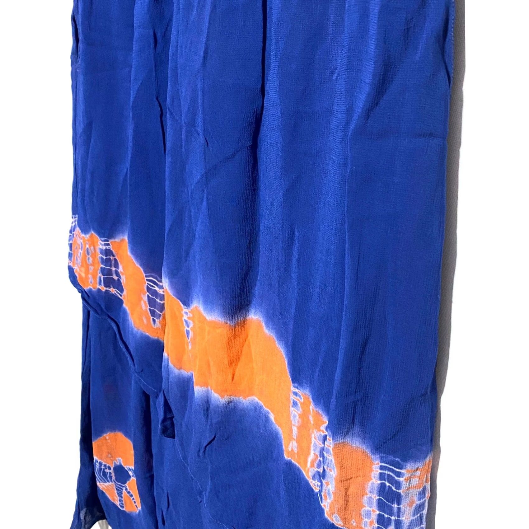 Vintage Original Anthony Skirt M Boho Hippie Festival Elastic Waist Y2K Art To Wear Blue Skirt M Women Midi Elastic Waist Blue Boho Hippie Y2K Art To Wear Size 32" / US 10 / IT 46 - 3 Thumbnail