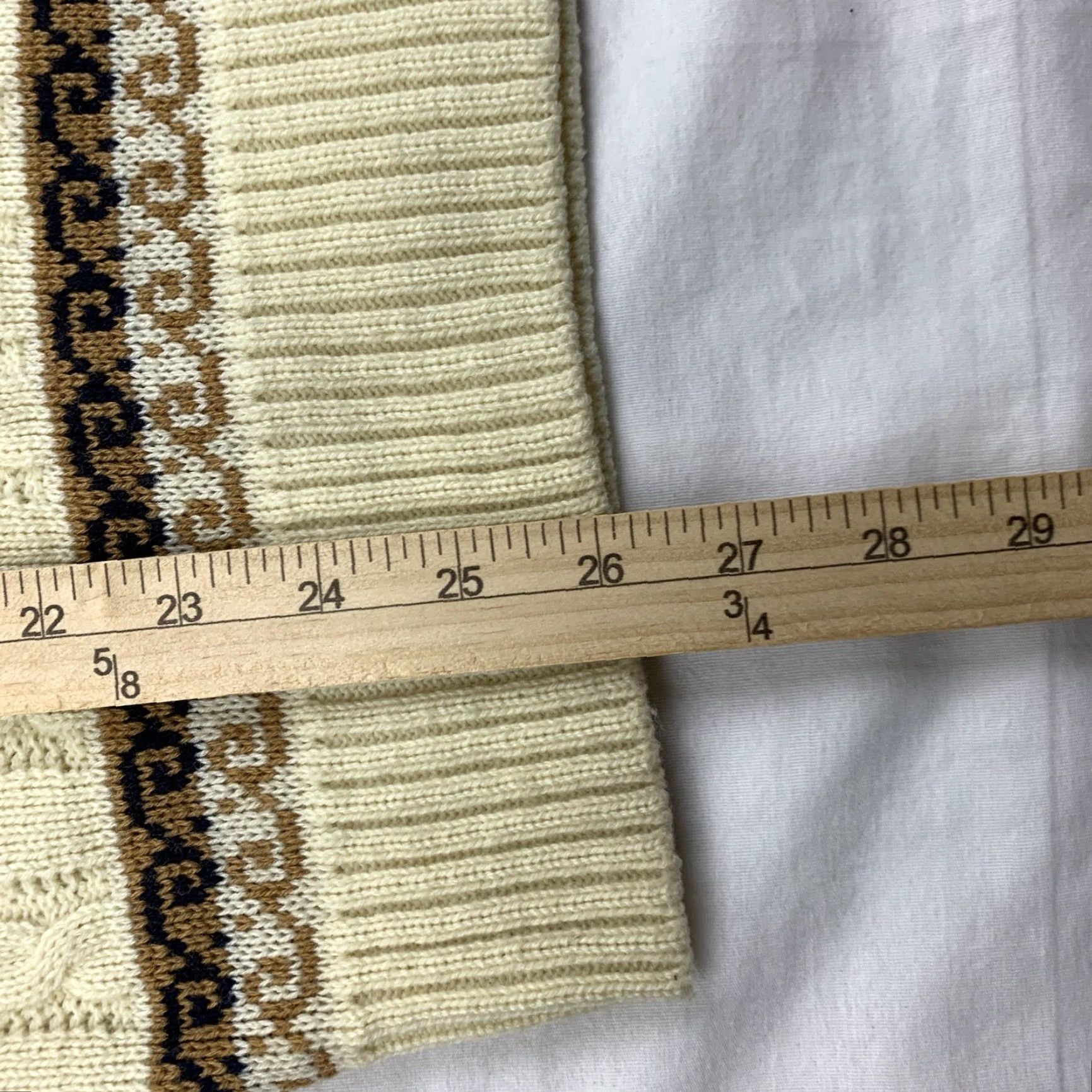Vintage VINTAGE Andhurst Sweater Men L Ivory Knit Pullover Crewneck 90s USA Classic Size US L / EU 52-54 / 3 - 7 Thumbnail