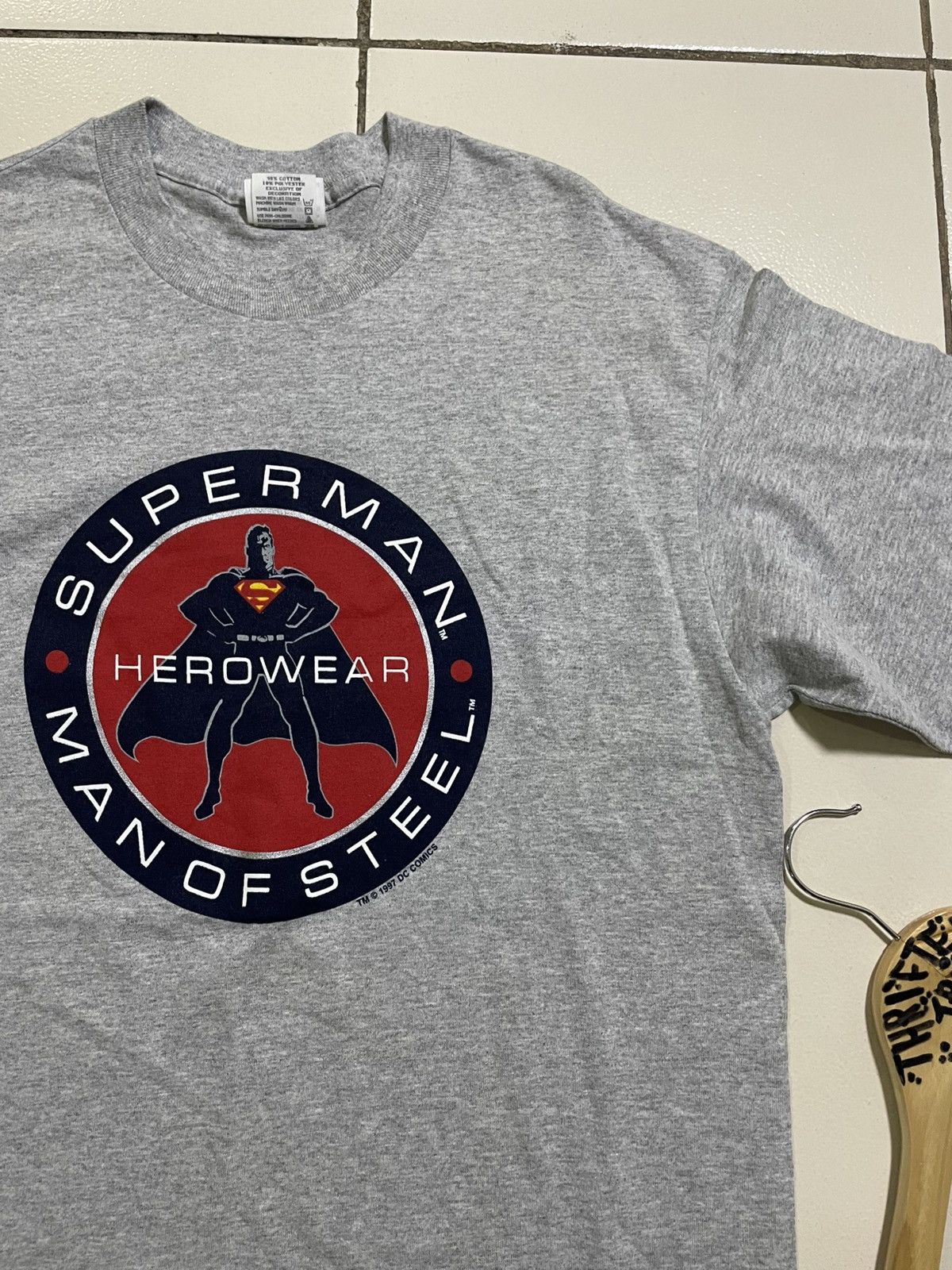 TEE JAYS VTG SUPERMAN TEE 1997 SINGLE STITCH ALL THE WAY TEEJAYS TAG Size US M / EU 48-50 / 2 - 2 Thumbnail