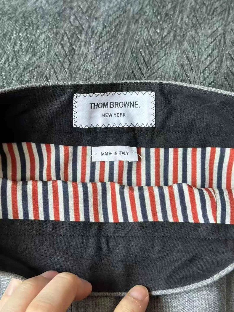 Thom Browne Thom Browne size40 Gray wool pleated skirt Size 26" / US 2 / IT 38 - 3 Thumbnail