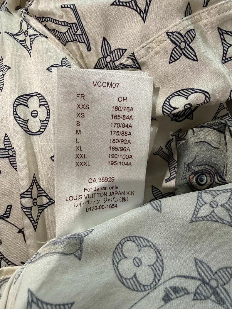 Louis Vuitton Louis Vuitton Zoo Silk Shirt Size US XXL / EU 58 / 5 - 7 Thumbnail