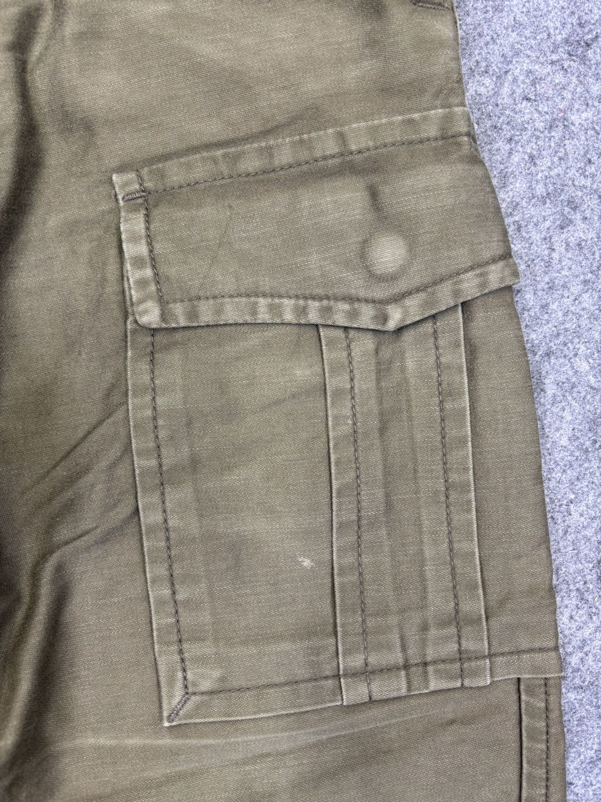 Japanese Brand DISCIPLE motocyclist Stylish Sturdy Cargo Biker Pant F739 Size US 29 - 6 Thumbnail