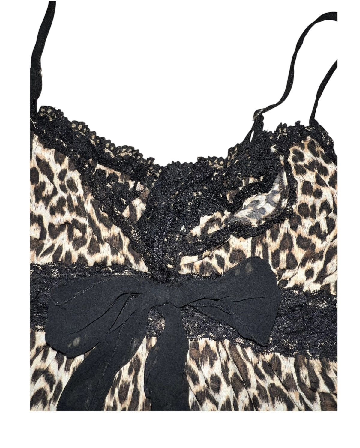 Dolce & Gabbana Gyaru leopard with lace camisole 🐆 Size M / US 6-8 / IT 42-44 - 6 Thumbnail