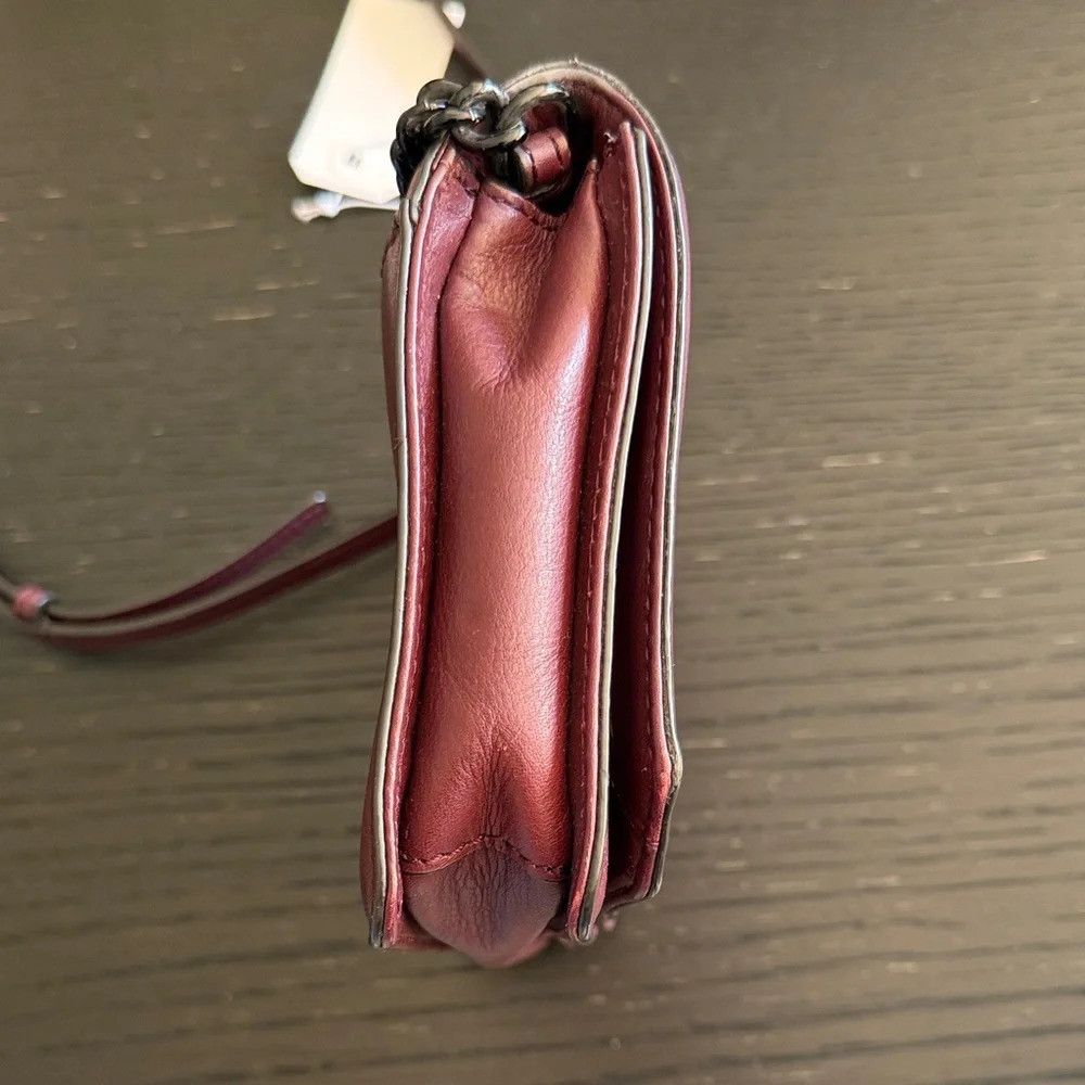 Rebecca Minkoff Rebecca Minkoff Women’s Crossbody Bag Dark Burgundy Leather Size ONE SIZE - 3 Thumbnail
