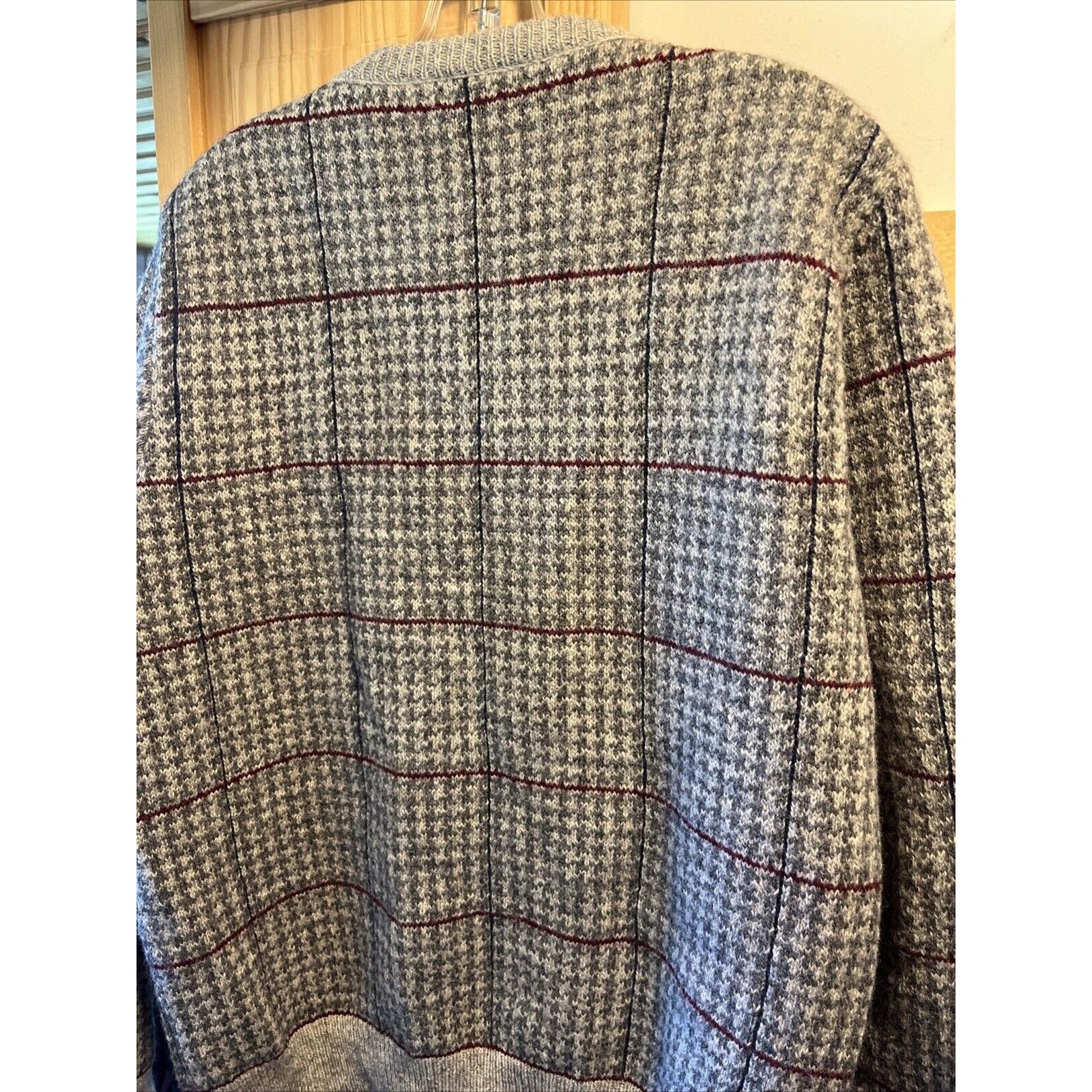 Pendleton Pendleton VTG Men’s L Sweater Wool Gray Plaid Traditionals Size US L / EU 52-54 / 3 - 11 Thumbnail
