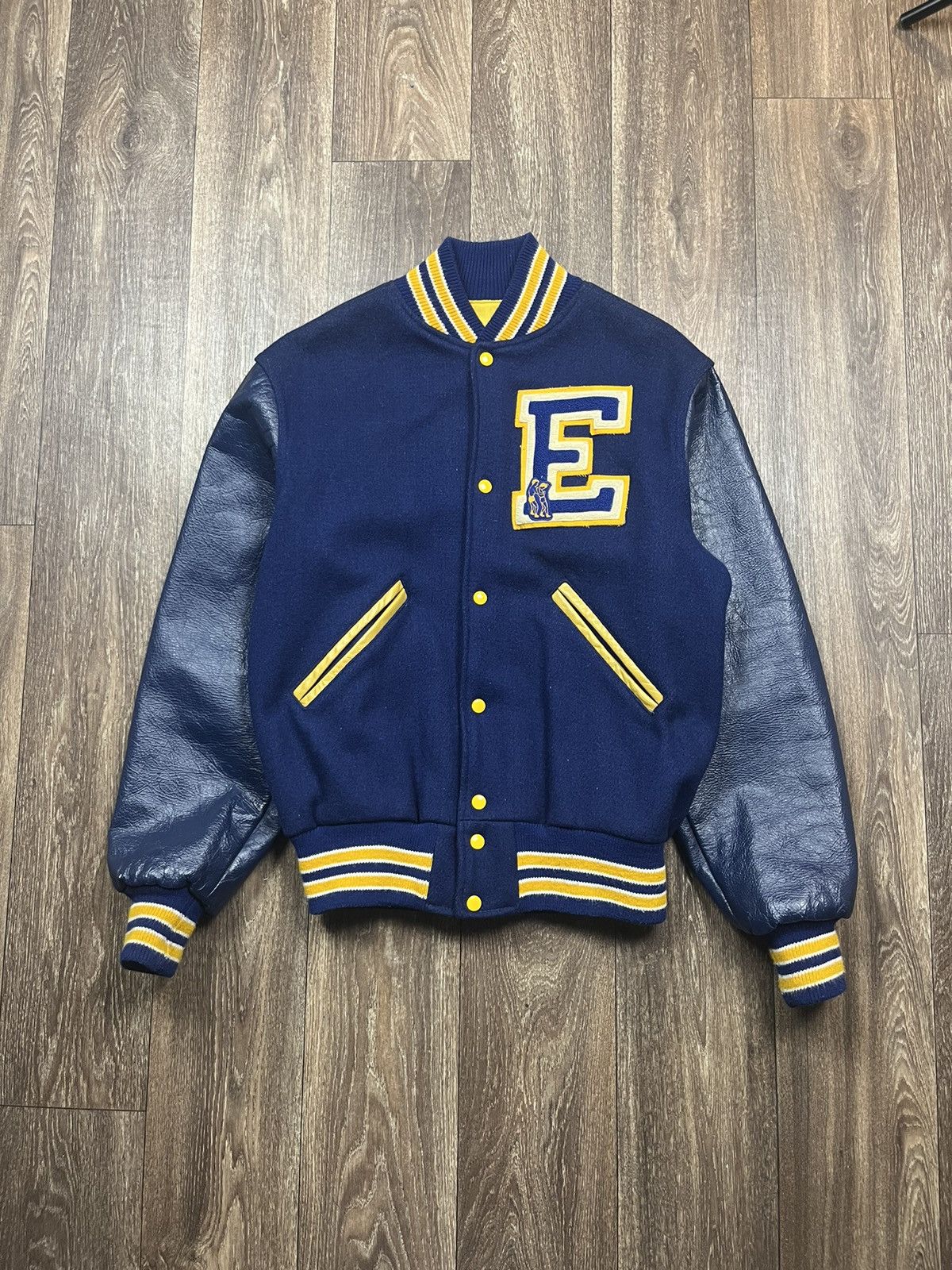 Vintage Vintage 80’s High School Varsity Jacket w/ Patches | Grailed