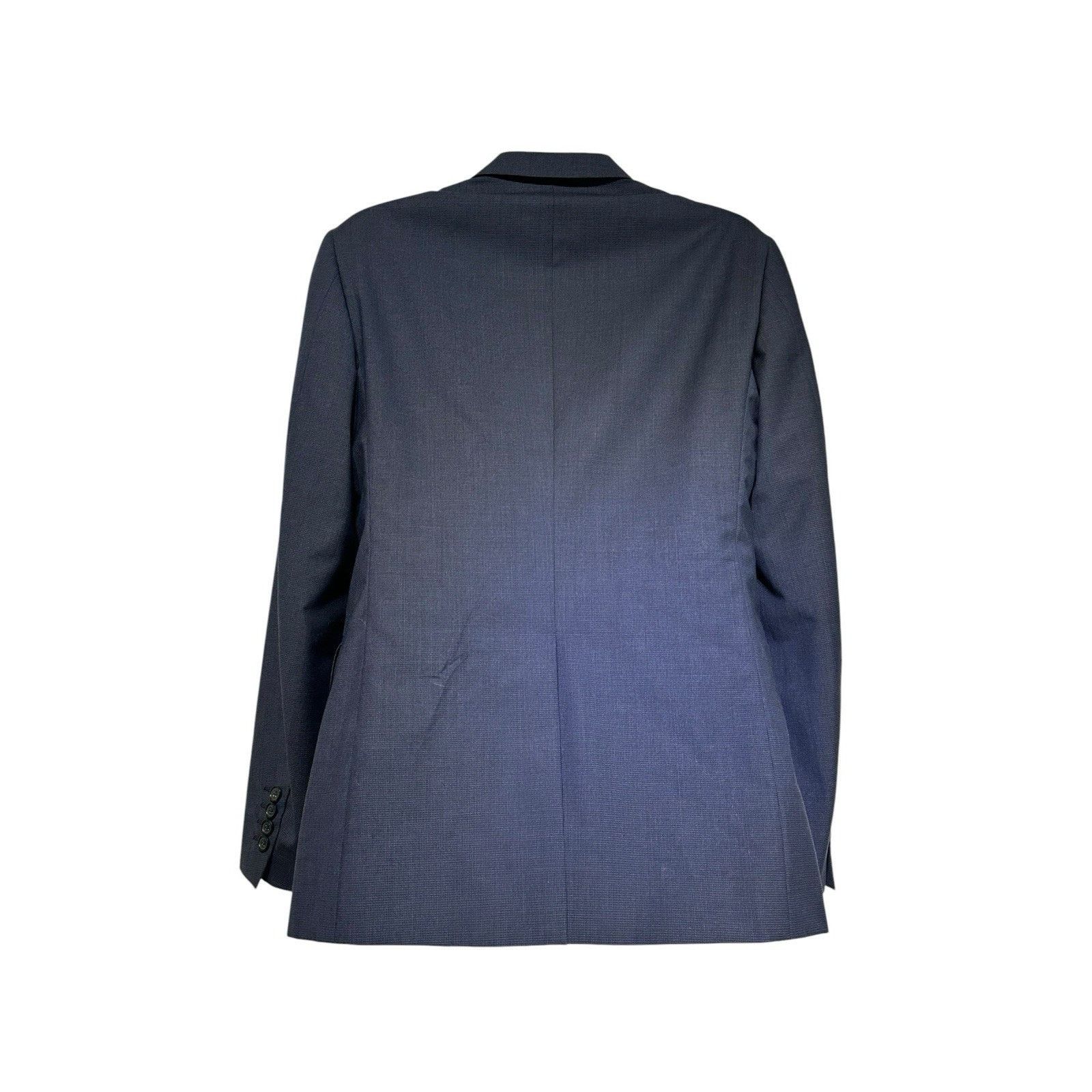 Lanvin Lanvin mens Size 40 blue wool sports coat blazer Size 40R - 2 Thumbnail