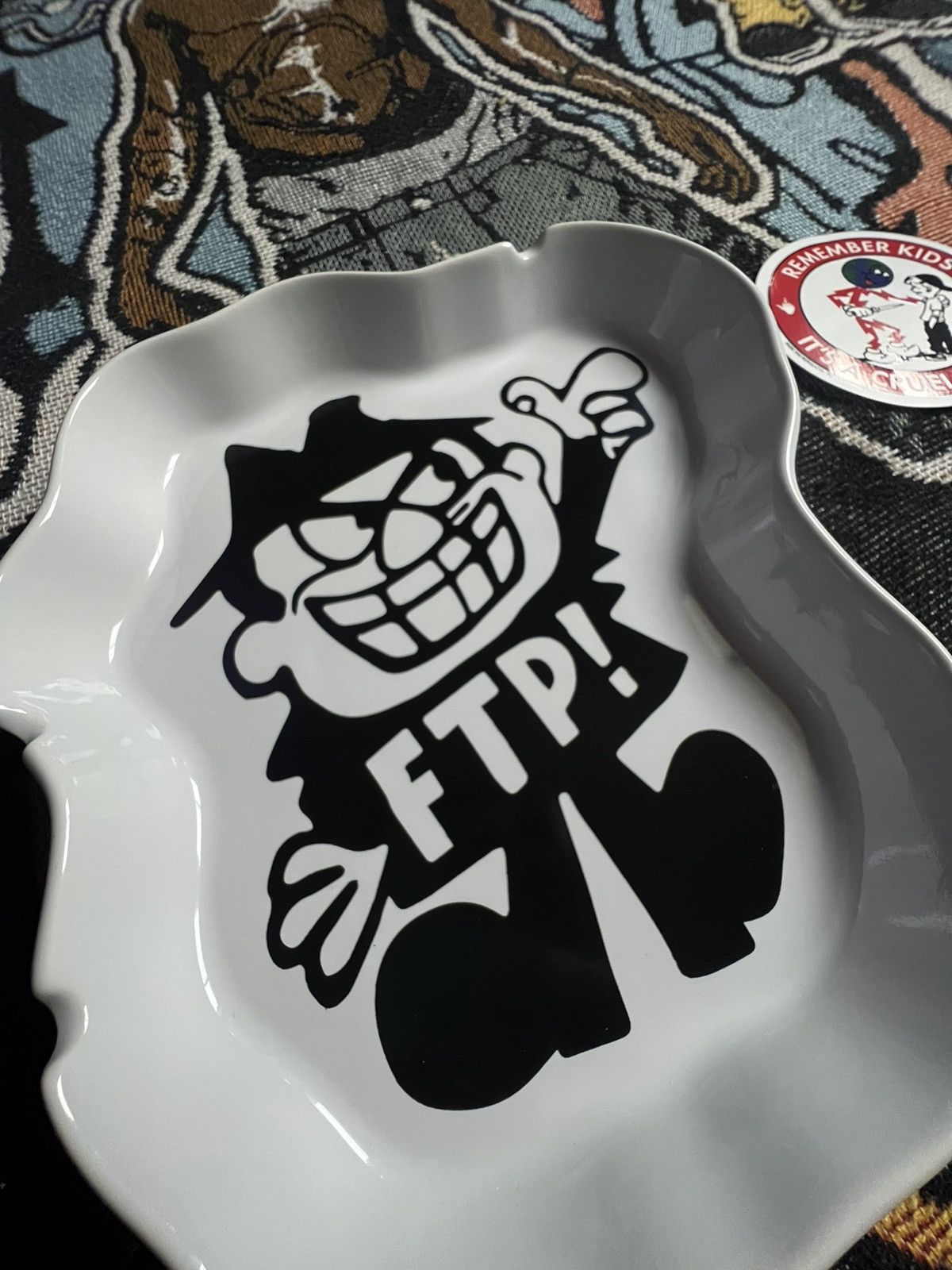 Fuck The Population Ftp Boris Ash Tray🚬 Size ONE SIZE - 7 Thumbnail