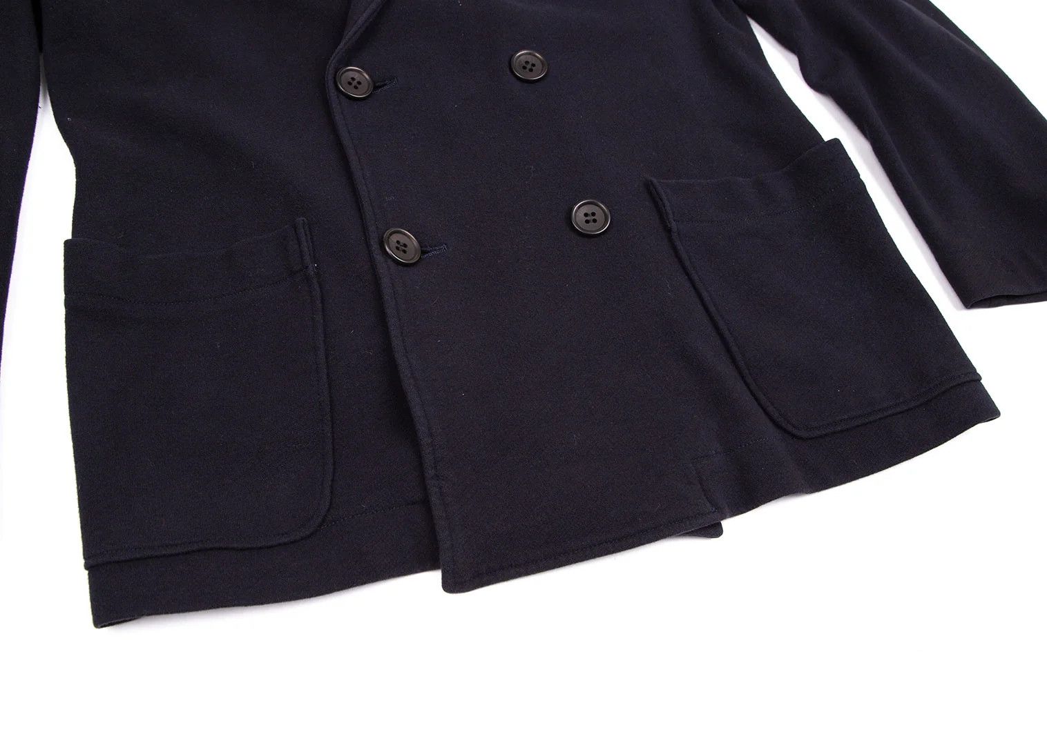 Yohji Yamamoto Yohji Yamamoto Double Jacket Navy M Size US M / EU 48-50 / 2 - 13 Thumbnail