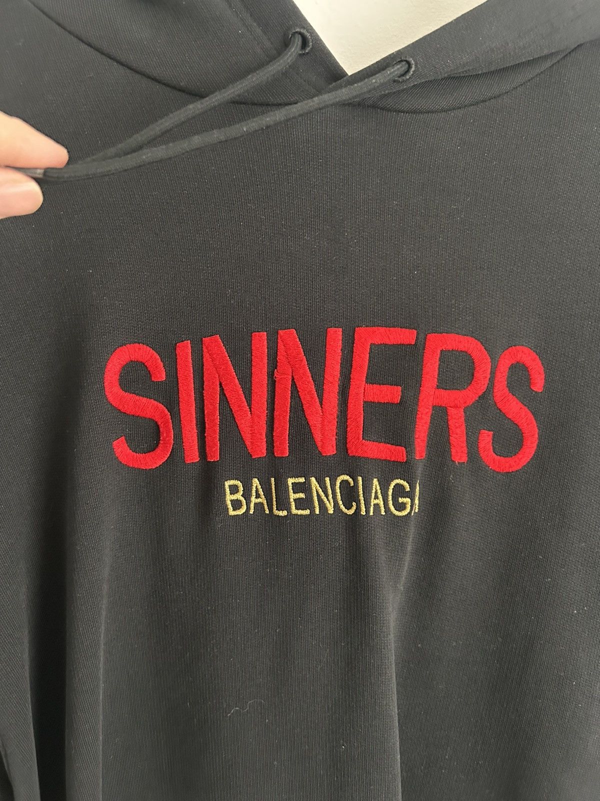 Balenciaga BALENCIAGA SINNERS HOODIE Size US XS / EU 42 / 0 - 3 Thumbnail