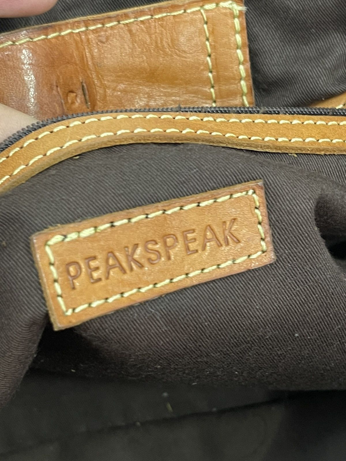 Genuine Leather Full Leather Peaks Peak Japan Tote Bag 6🟩 Size ONE SIZE - 18 Thumbnail