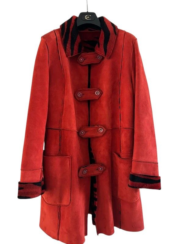 Roberto Cavalli LEATHER COAT Size M / US 6-8 / IT 42-44 - 1 Thumbnail