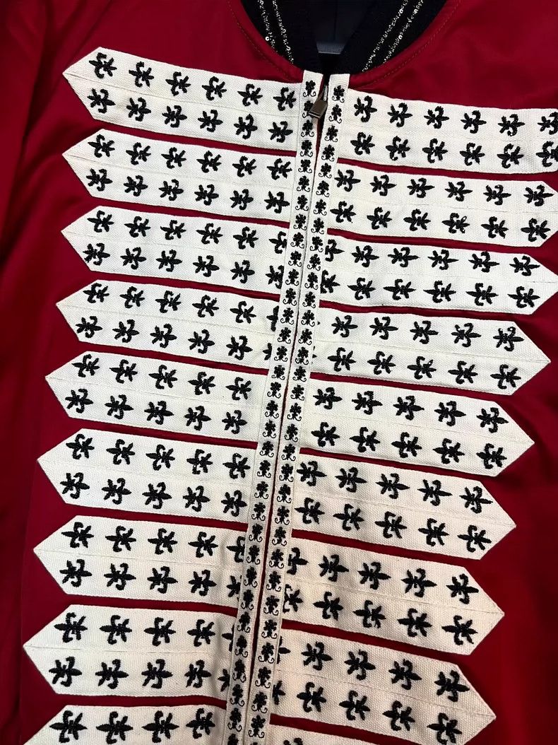 Saint Laurent Paris Saint Laurent Paris 20 Spring/Summer Runway Red Army Flower Size US L / EU 52-54 / 3 - 4 Thumbnail