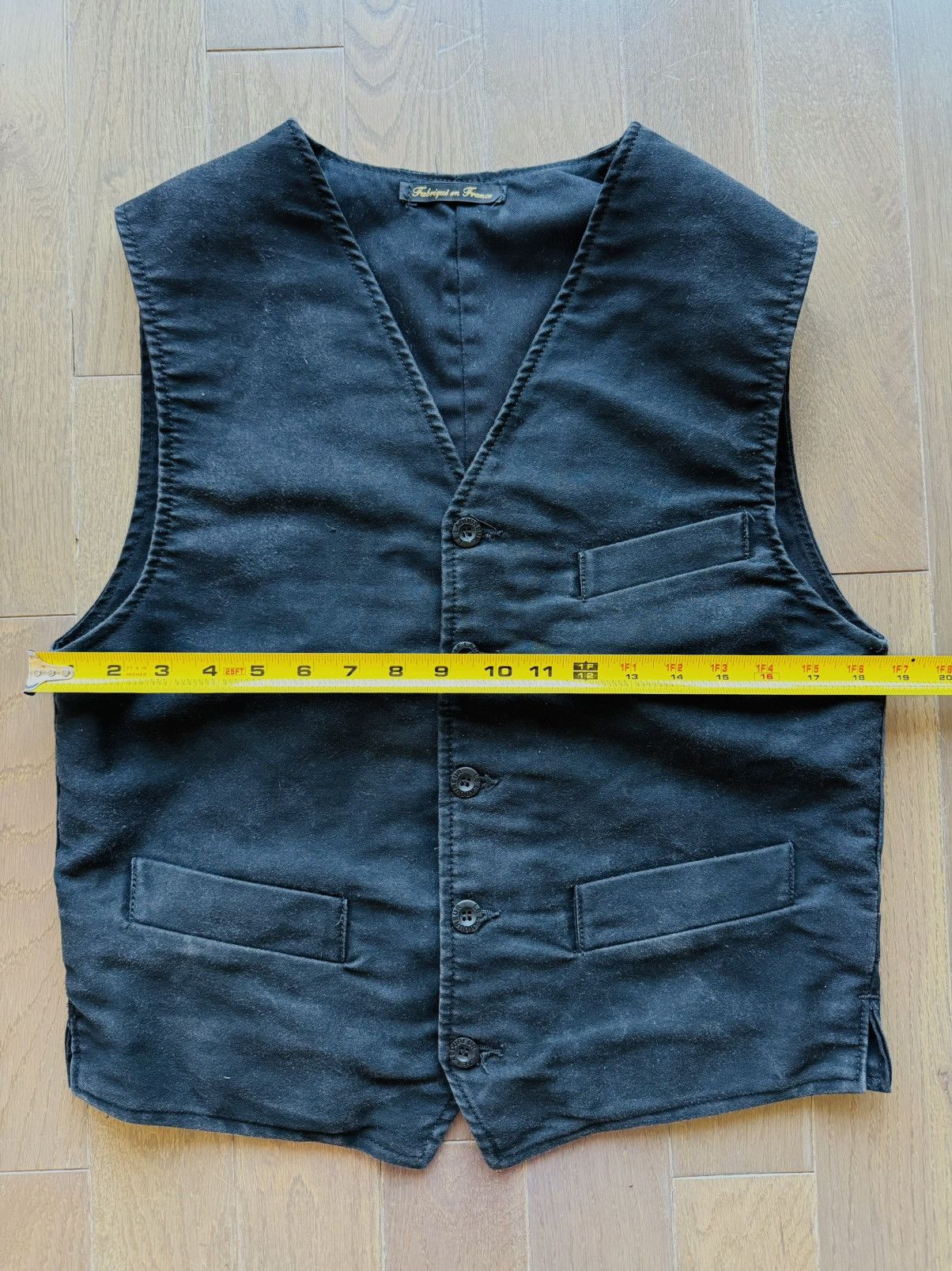 Le Laboureur Vintage Le Laboureur French workwear Vest waistcoat Sz 44 Size US S / EU 44-46 / 1 - 5 Thumbnail