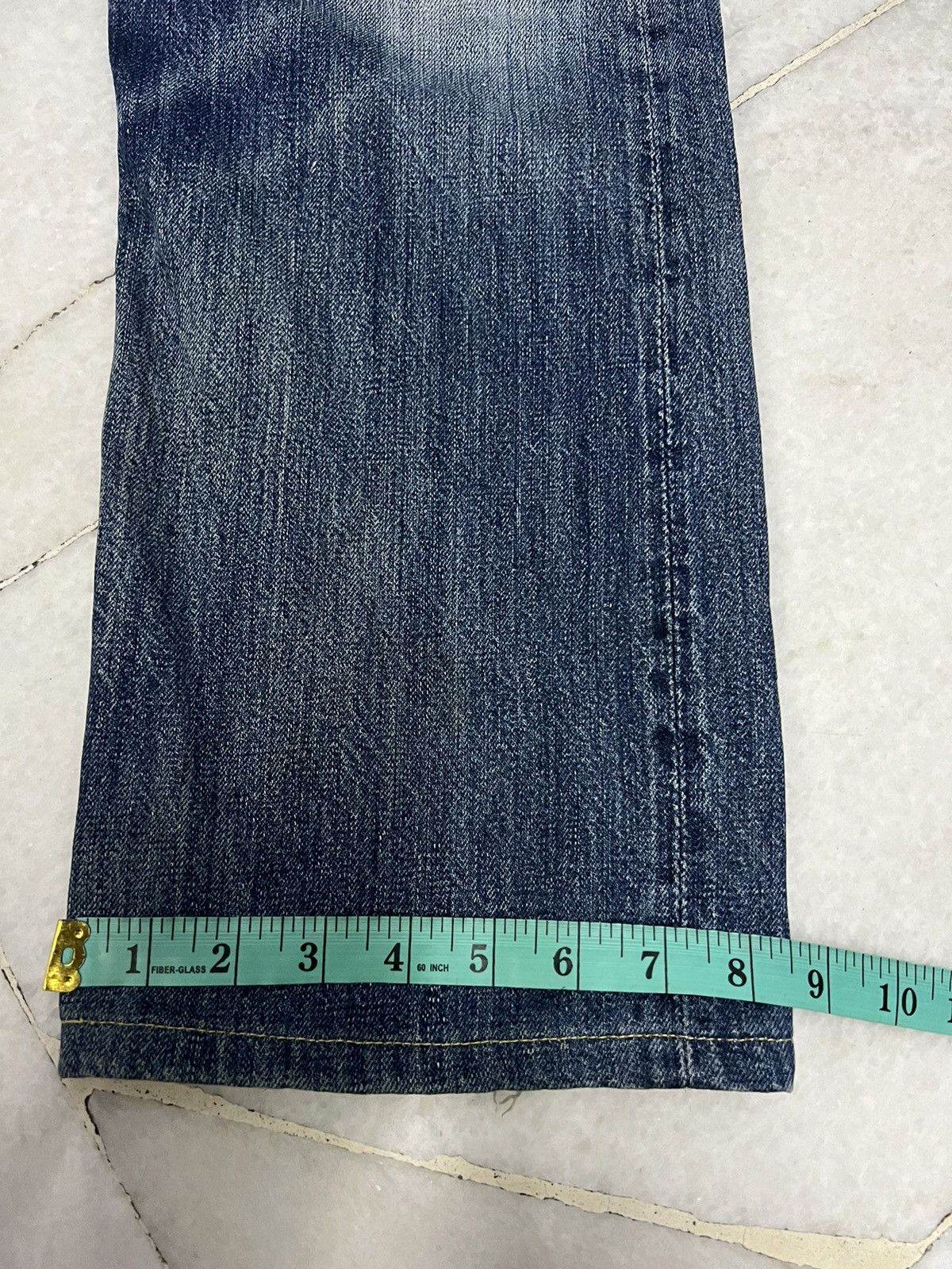 The Real McCoy's VINTAGE JOE MCCOY & CO LOT 906 DISTRESSED SELVEDGE JEANS Size US 32 / EU 48 - 20 Thumbnail