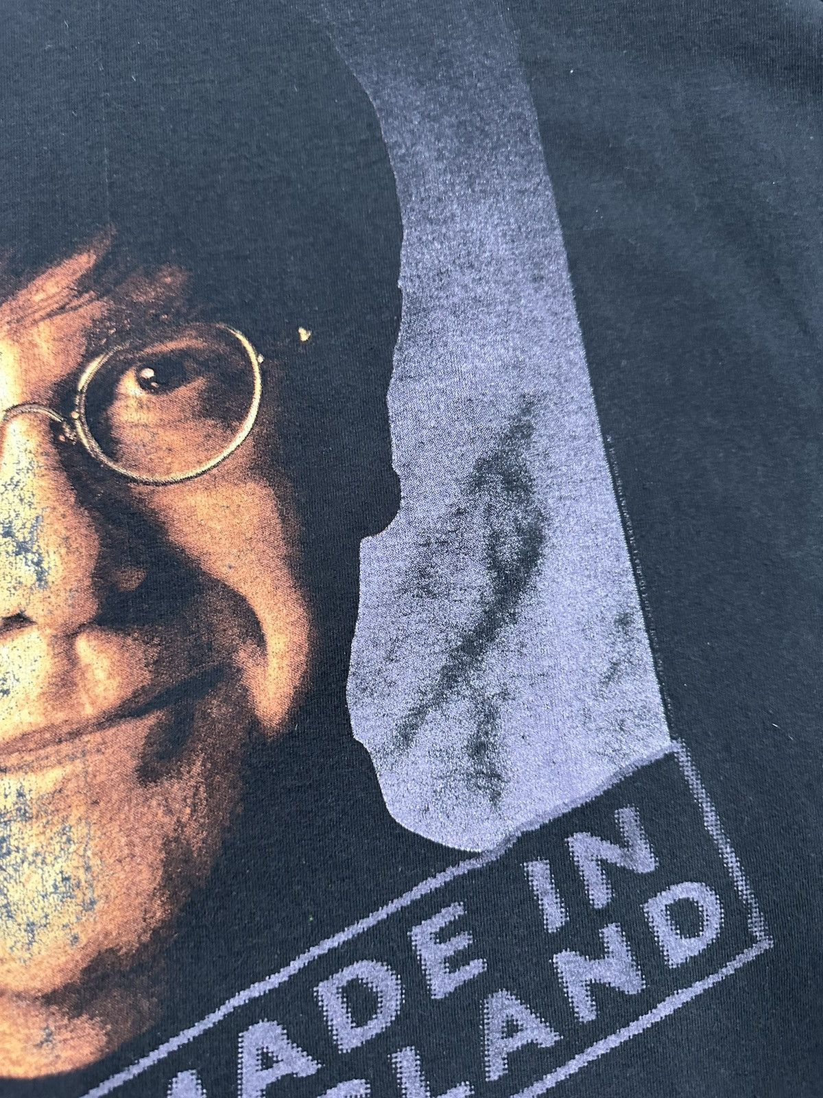 Band Tees Vintage 90s Elton John Born In The UK Graphic Band T-Shirt Size US XL / EU 56 / 4 - 8 Thumbnail
