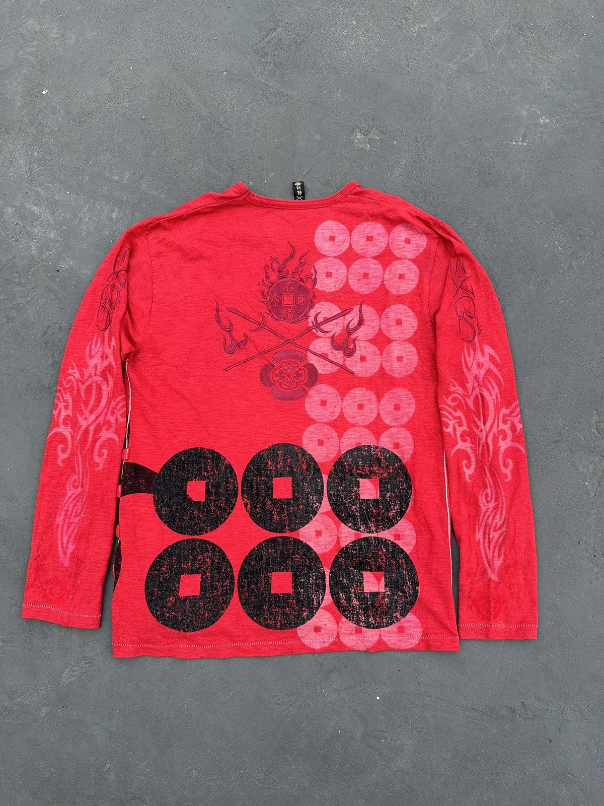 Japanese Brand Embroidery Japanese Traditional Sukajan Longsleeve Bondage Size US L / EU 52-54 / 3 - 8 Thumbnail