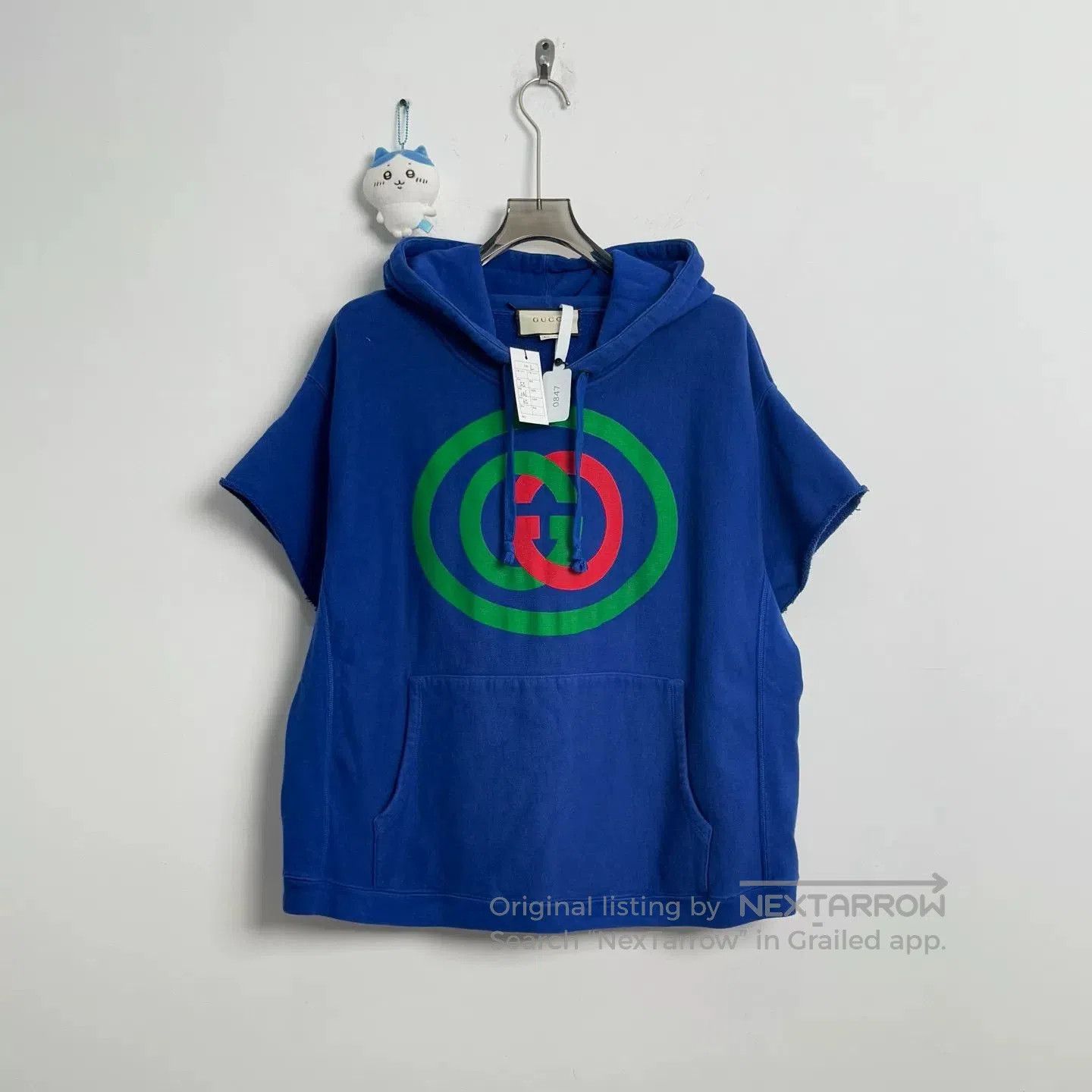 Gucci Red Green Double G Logo Hoodie.
