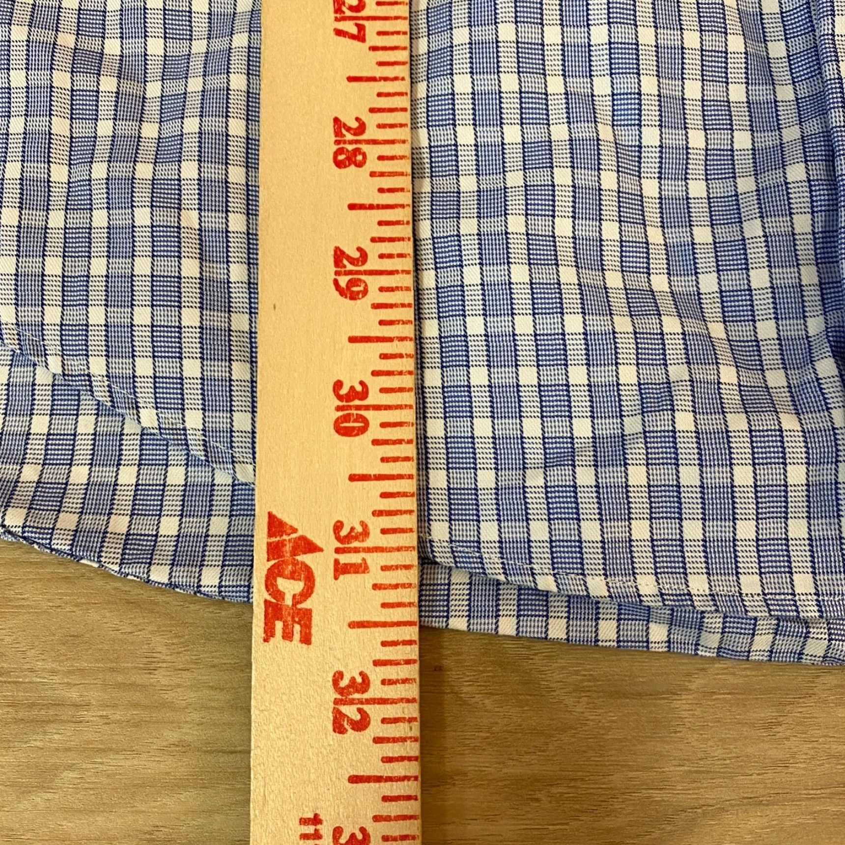 Brooks Brothers VINTAGE Brooks Brothers Makers Shirt Mens 16.5-32 Blue Plaid 80s USA Button Up Dress Shirt Size US XL / EU 56 / 4 - 5 Thumbnail