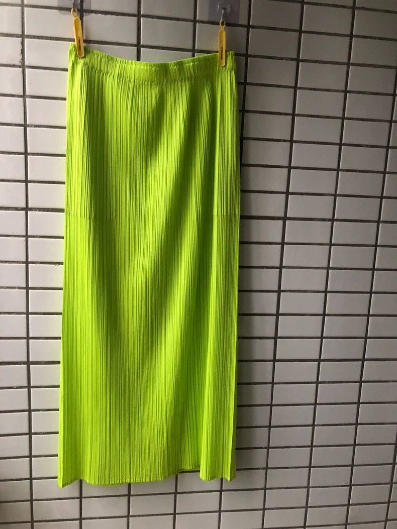 issey miyake size:3 Green skirt 2505-Nextarrow