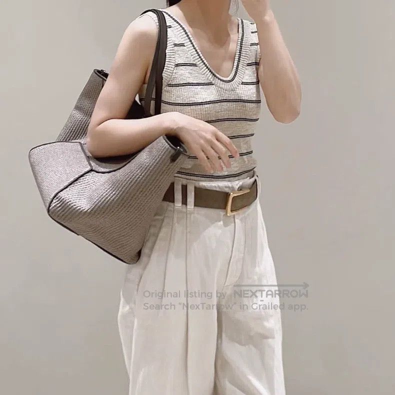 Brunello Cucinelli Brunello Cucinelli Sleeveless striped casual thin knit ves Size XS / US 0-2 / IT 36-38 - 6 Thumbnail