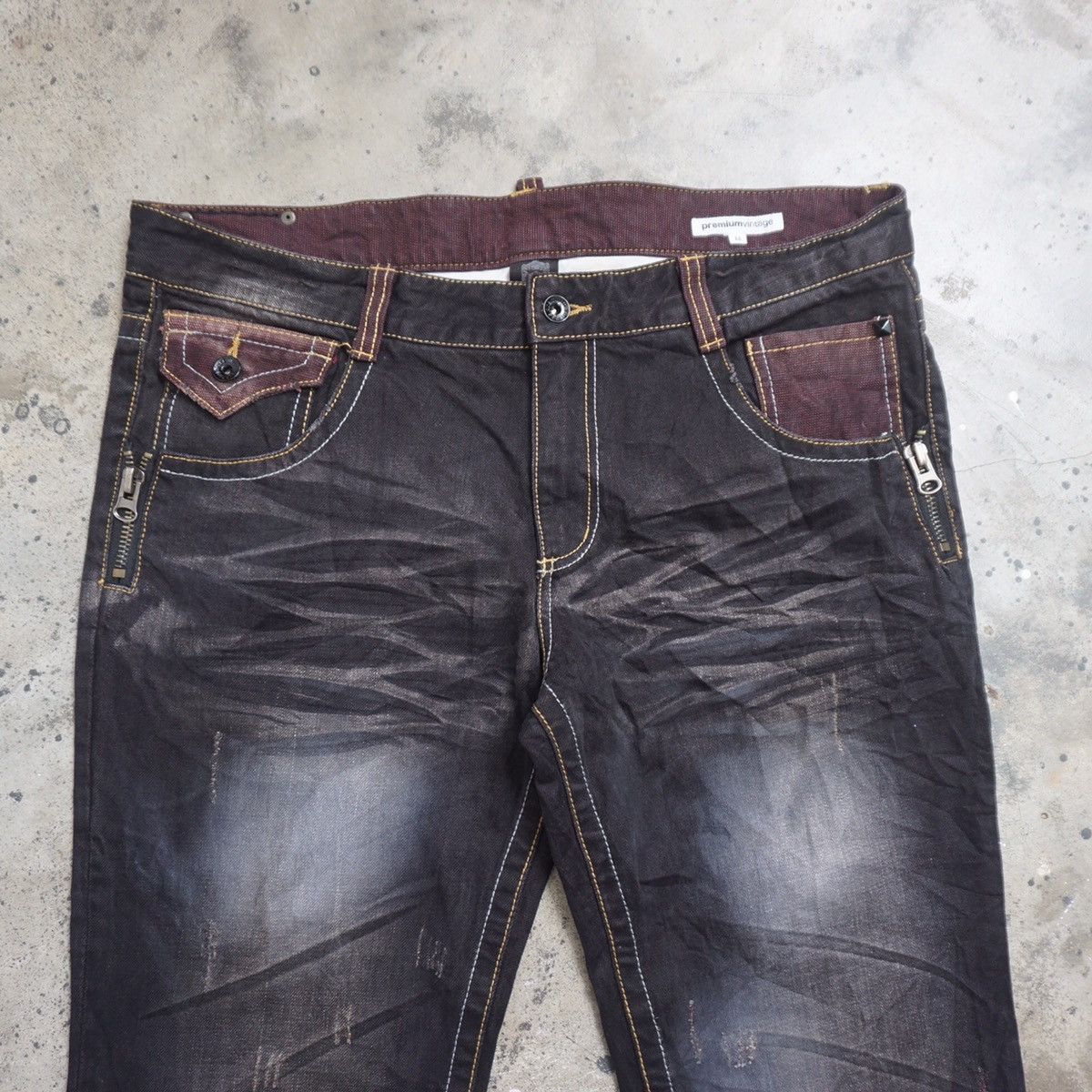 PPFM Premium vintage by semantic design flare jeans Size US 36 / EU 52 - 2 Thumbnail