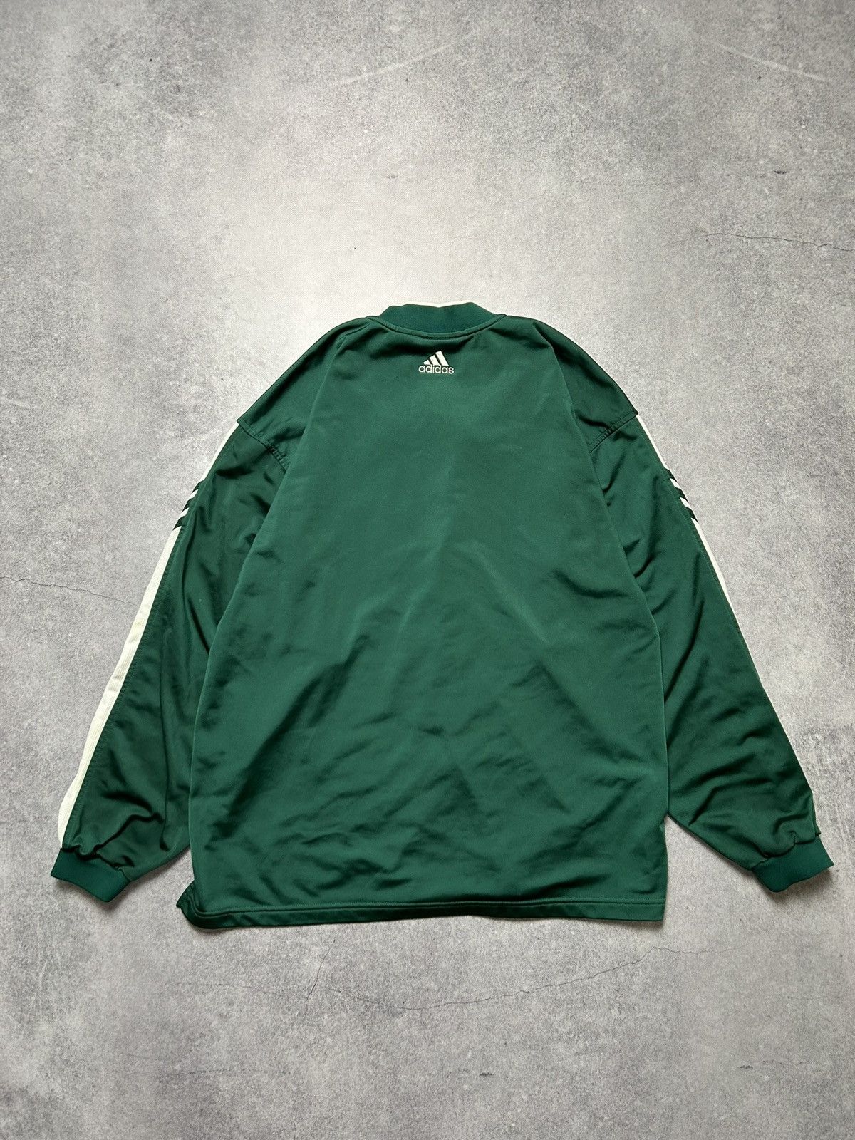 Adidas Vintage 90’s Adidas Small Logo Snap Button Up Sweatshirt Y2K Size US M / EU 48-50 / 2 - 3 Thumbnail