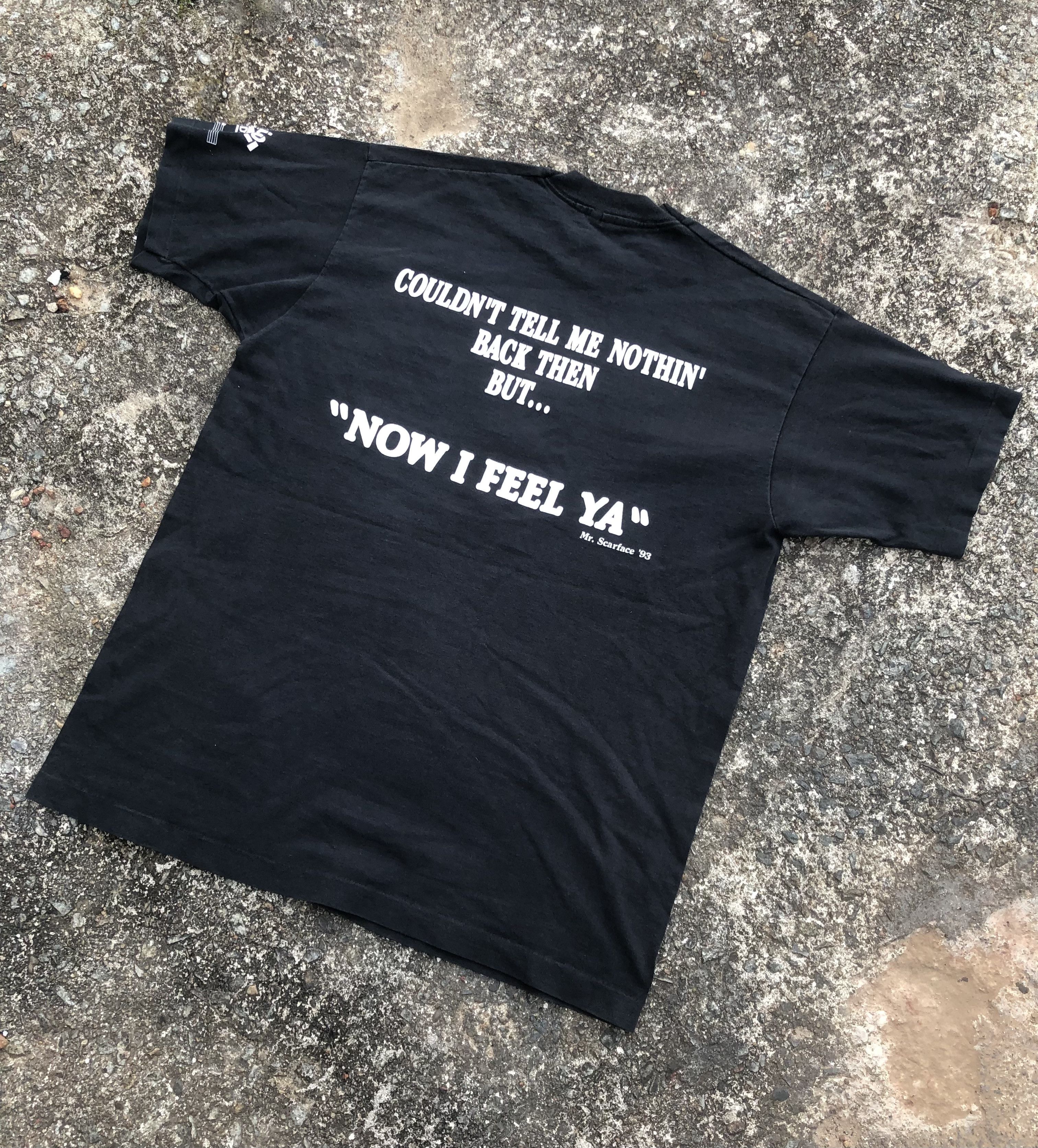 Rap Tees 🔥Vintage 90s MR.SCARFACE Rap-A-Lot Records Raptees T-Shirt Size US XL / EU 56 / 4 - 2 Thumbnail