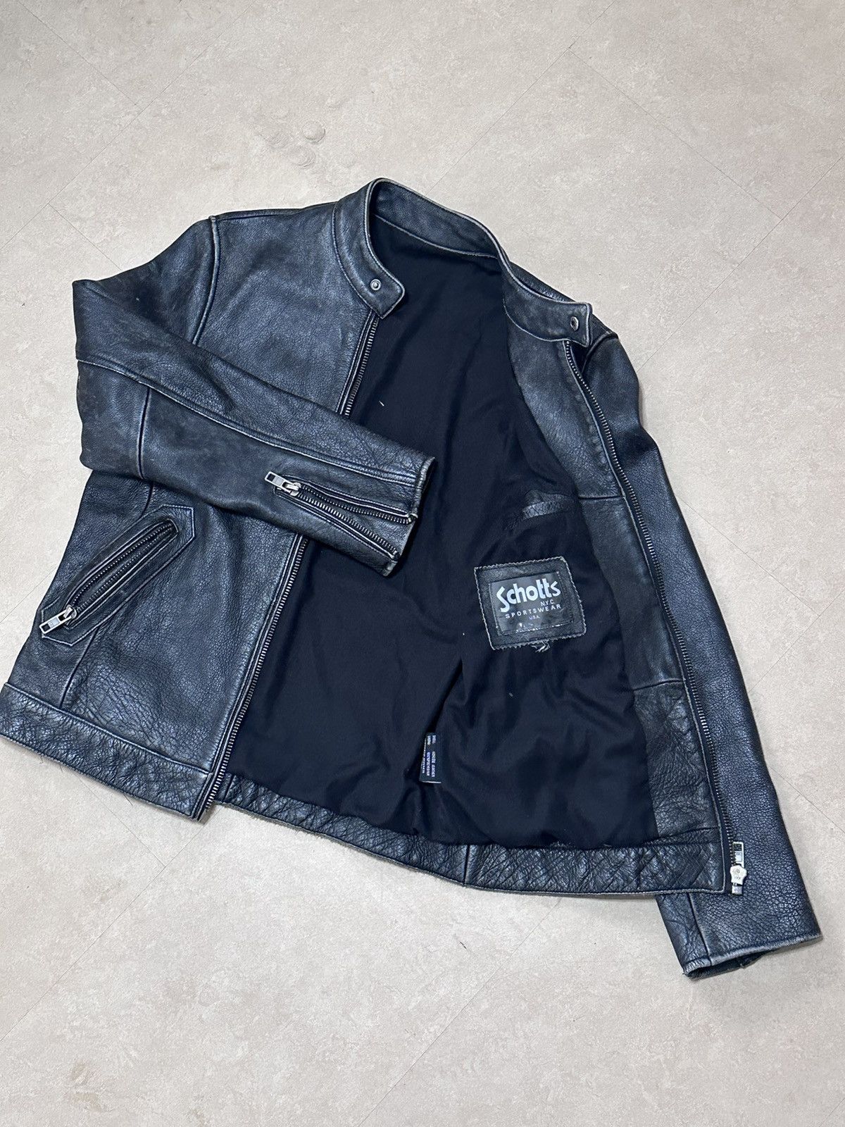 Schott Vintage leather jacket Size US S / EU 44-46 / 1 - 2 Thumbnail