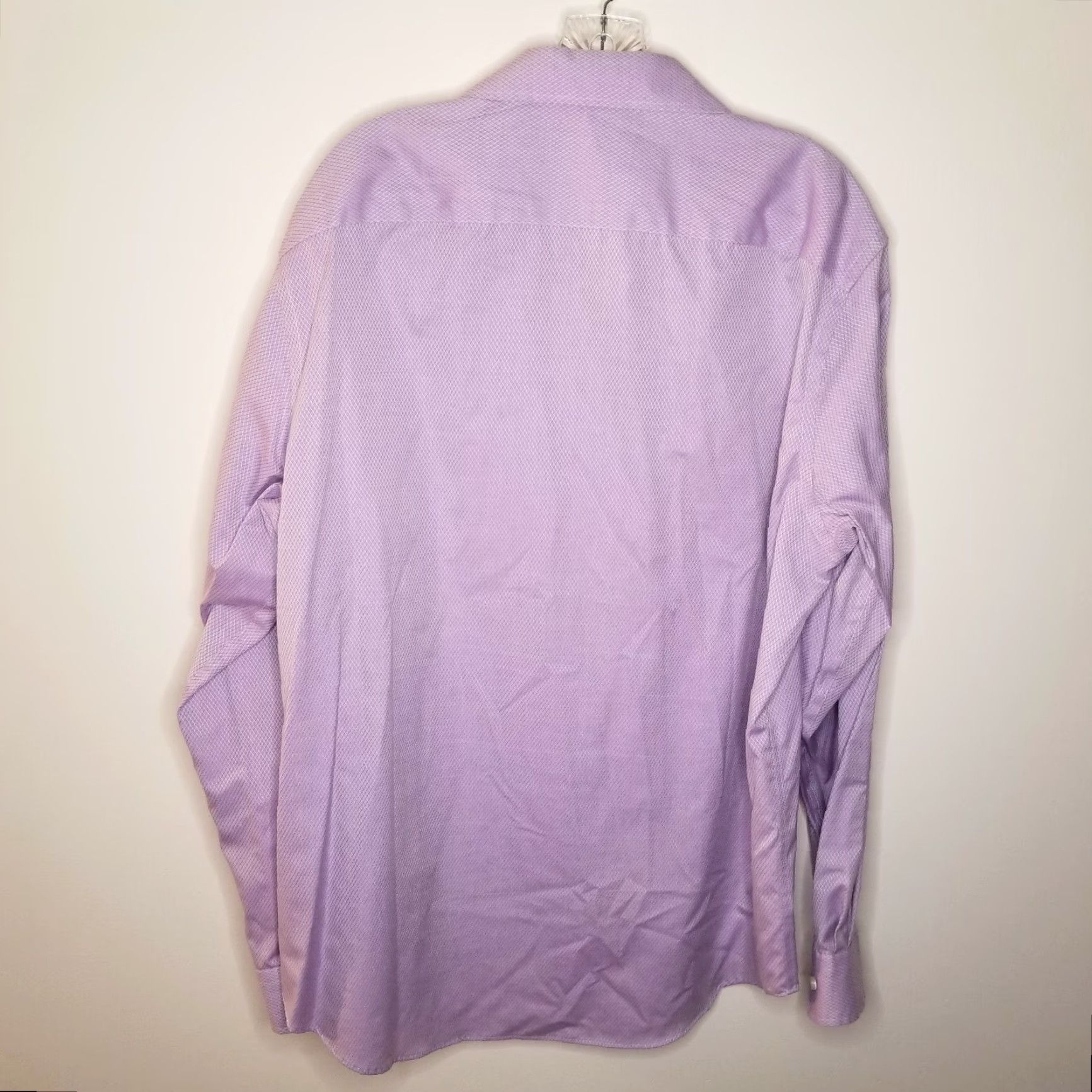 Egara Egara Mens XL Purple Long Sleeve Button-Up Shirt Size US XL / EU 56 / 4 - 5 Thumbnail