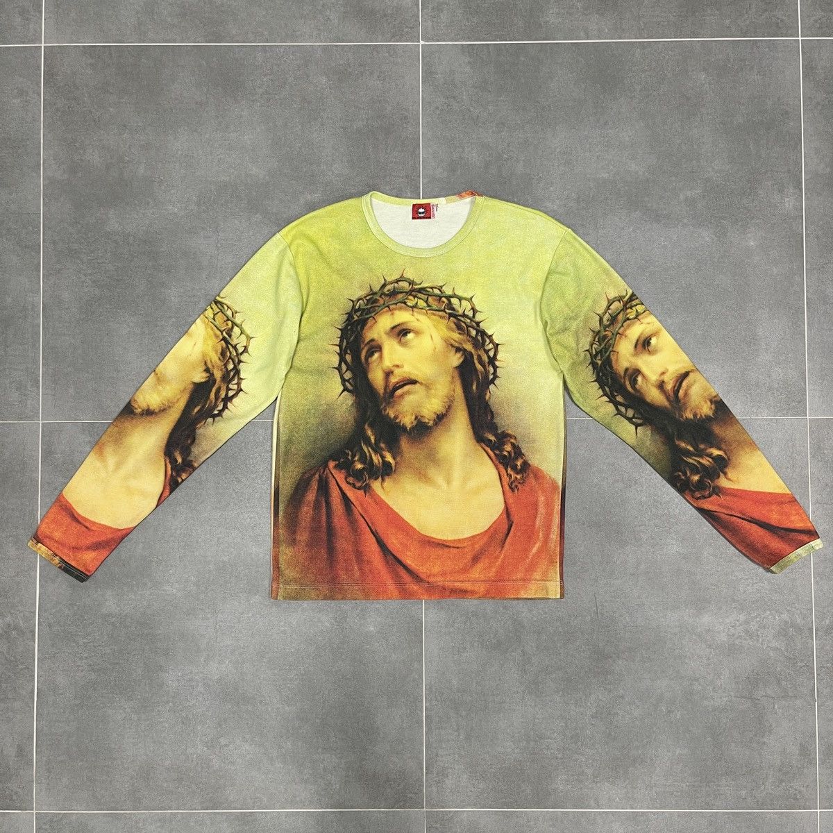 Other Jesus Christ All Over Print Long Sleeve Shirt Size S Size US S / EU 44-46 / 1 - 2 Thumbnail